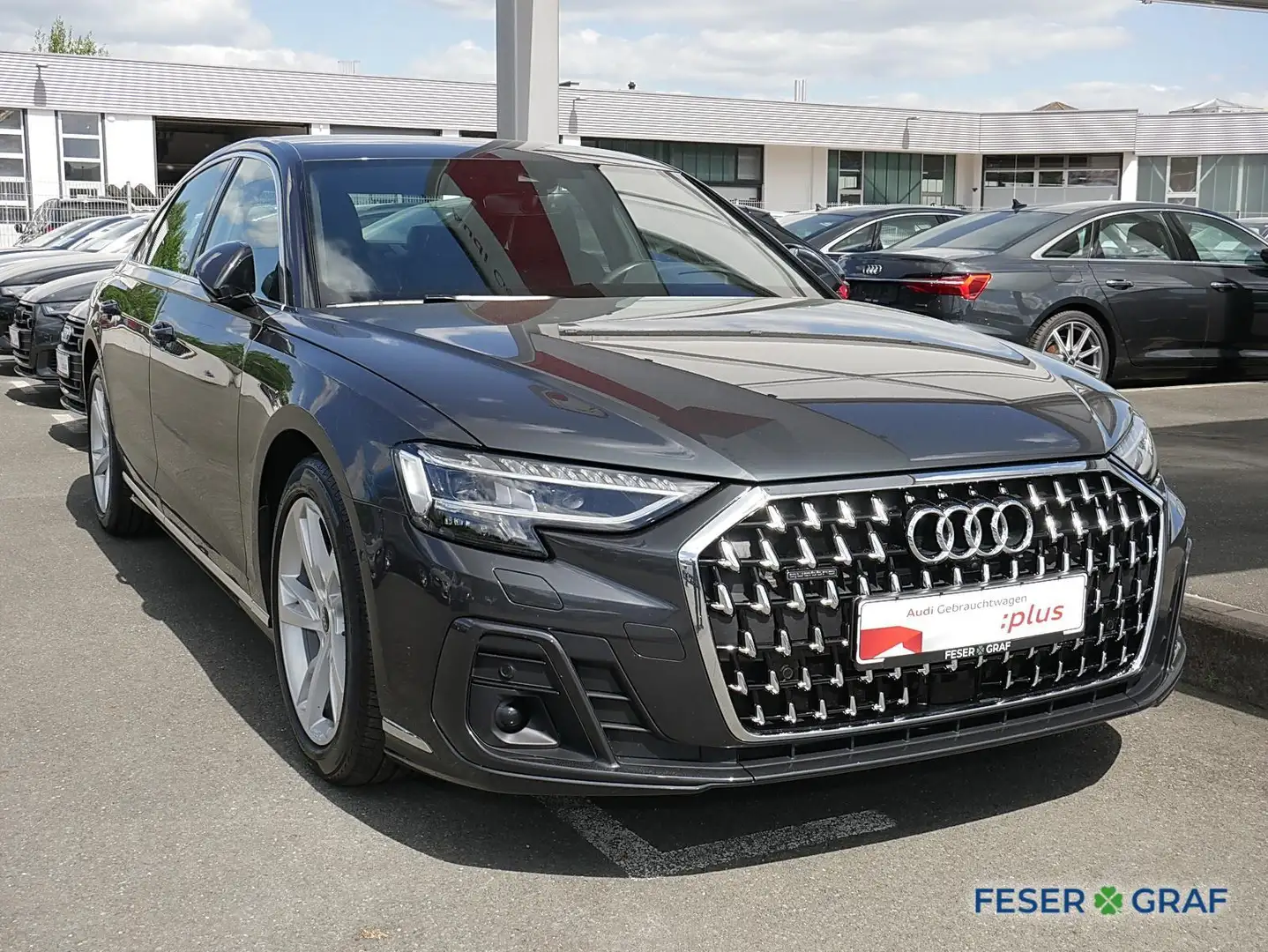 Audi A8 50 TDI HUD,DynamikAllradl,Sitzbel,Kameras,Leder Grau - 2