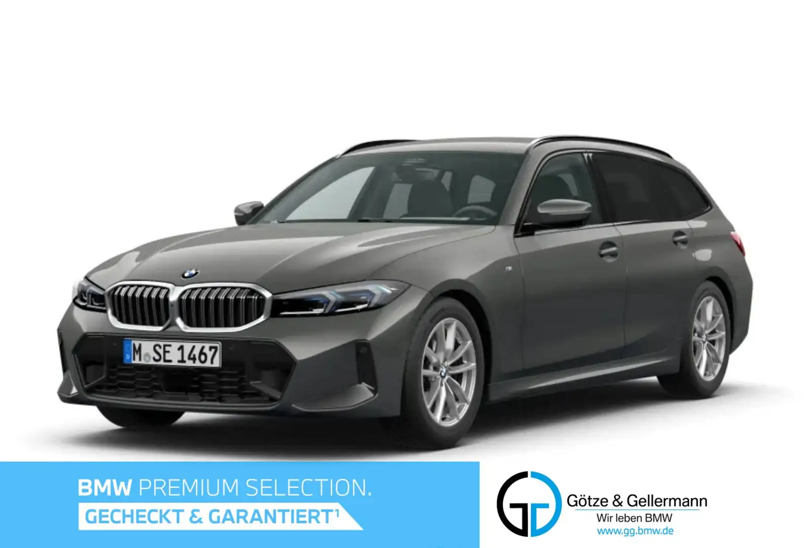 BMW 330 d xDrive Touring M Sport //Leas.ab EUR549,-inkl. Grau - 1
