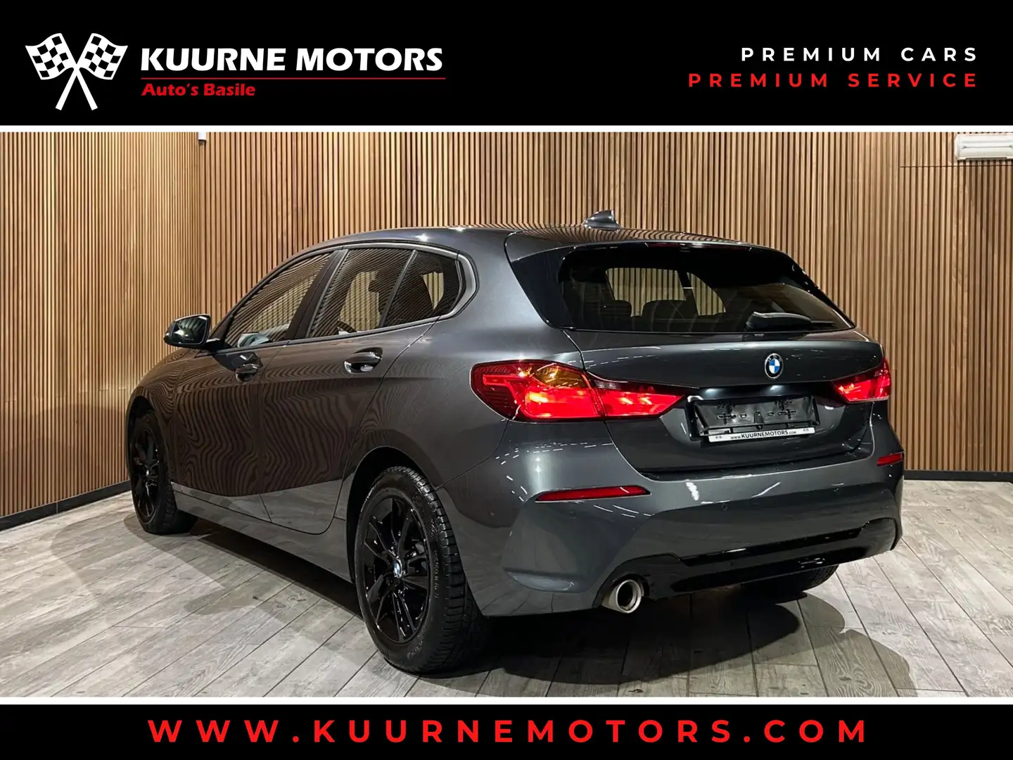 BMW 116 d BlackLine Leder/Gps/Cruise/Carplay *1j garantie* Gris - 2