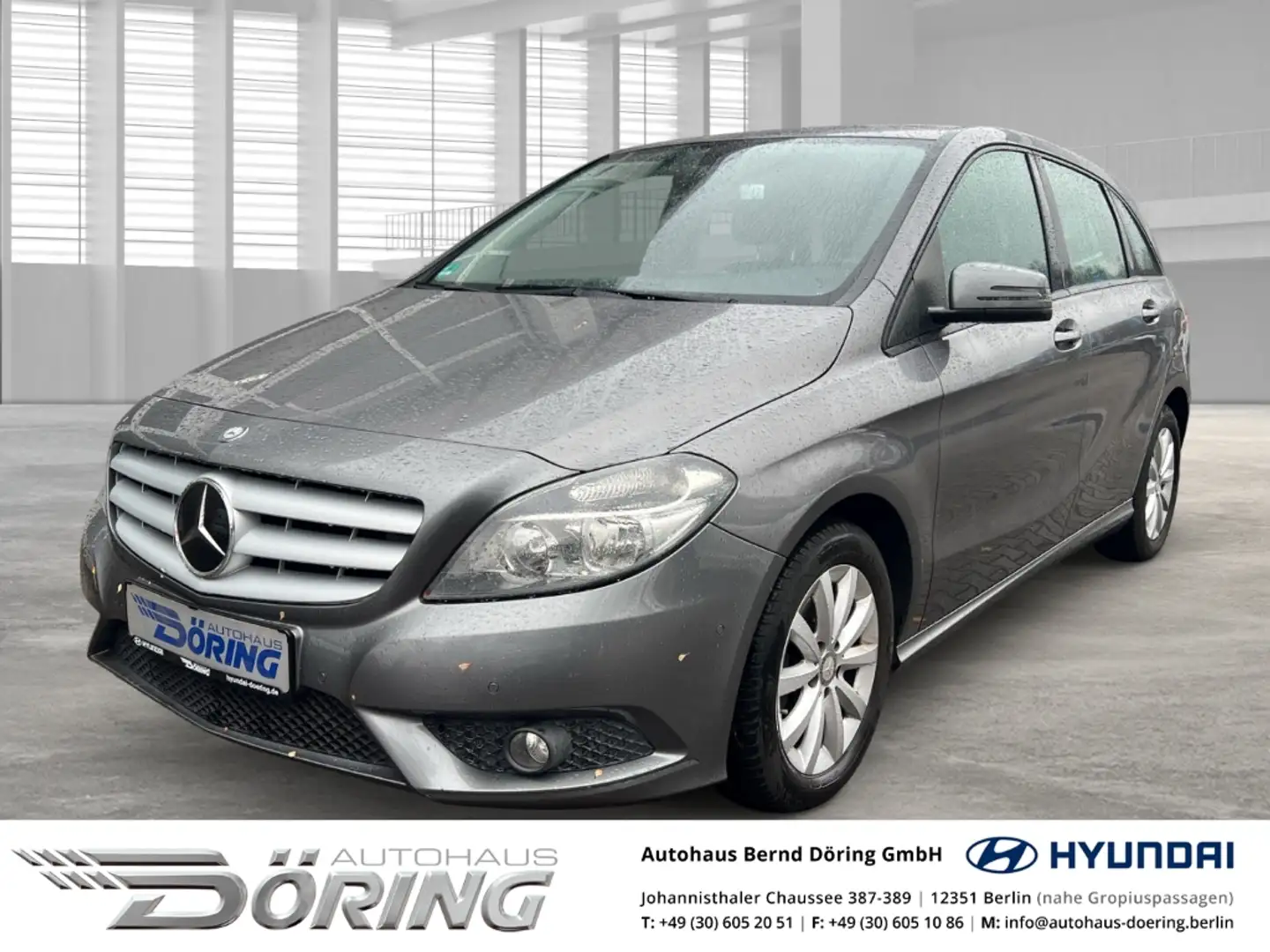 Mercedes-Benz B 200 1.6 Automatik 156 PS Klimaanlage Gris - 1