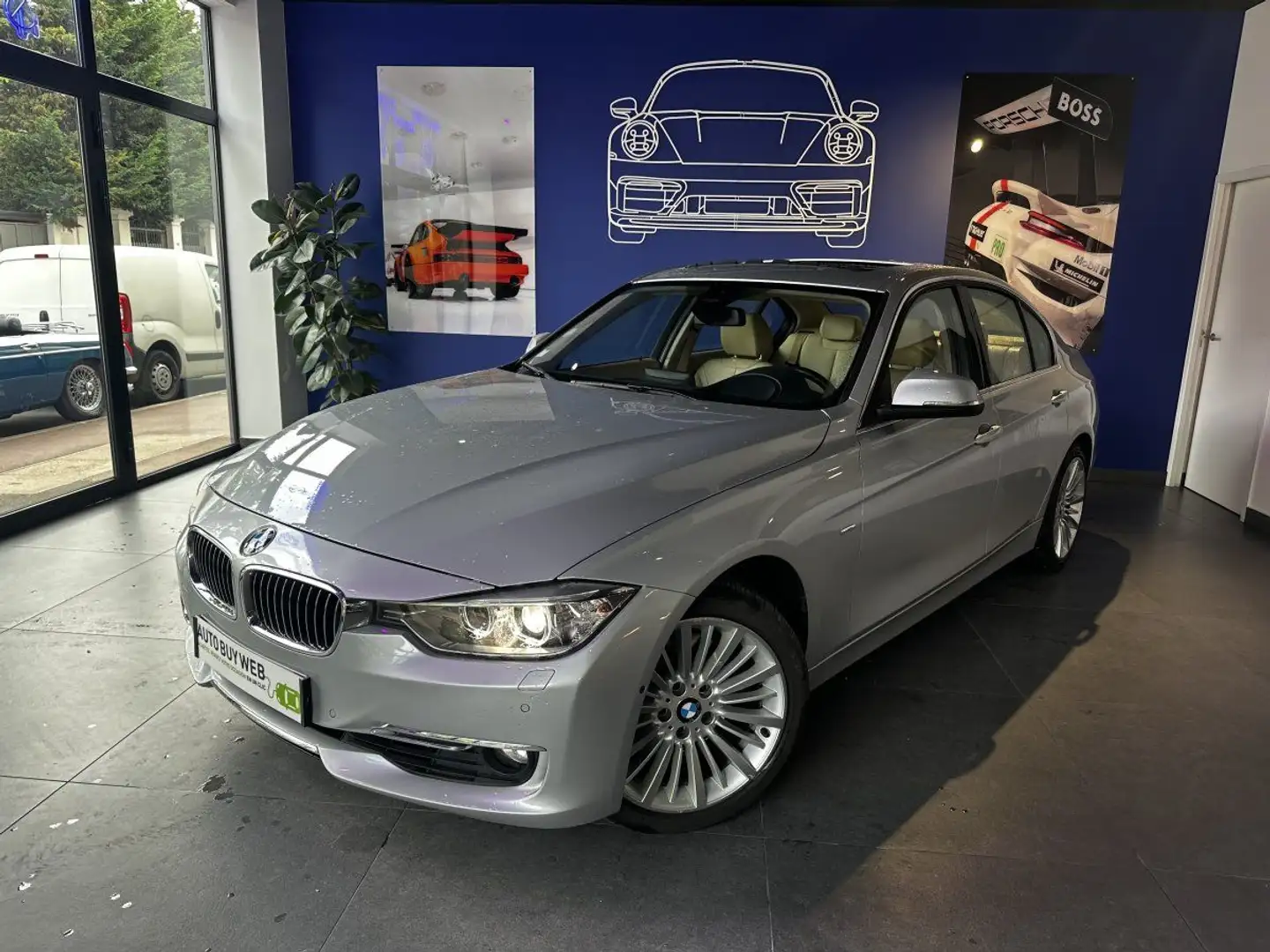BMW 328 SERIE F30 328i 245 ch Luxury / Toit ouvrant / Sieg Grey - 1