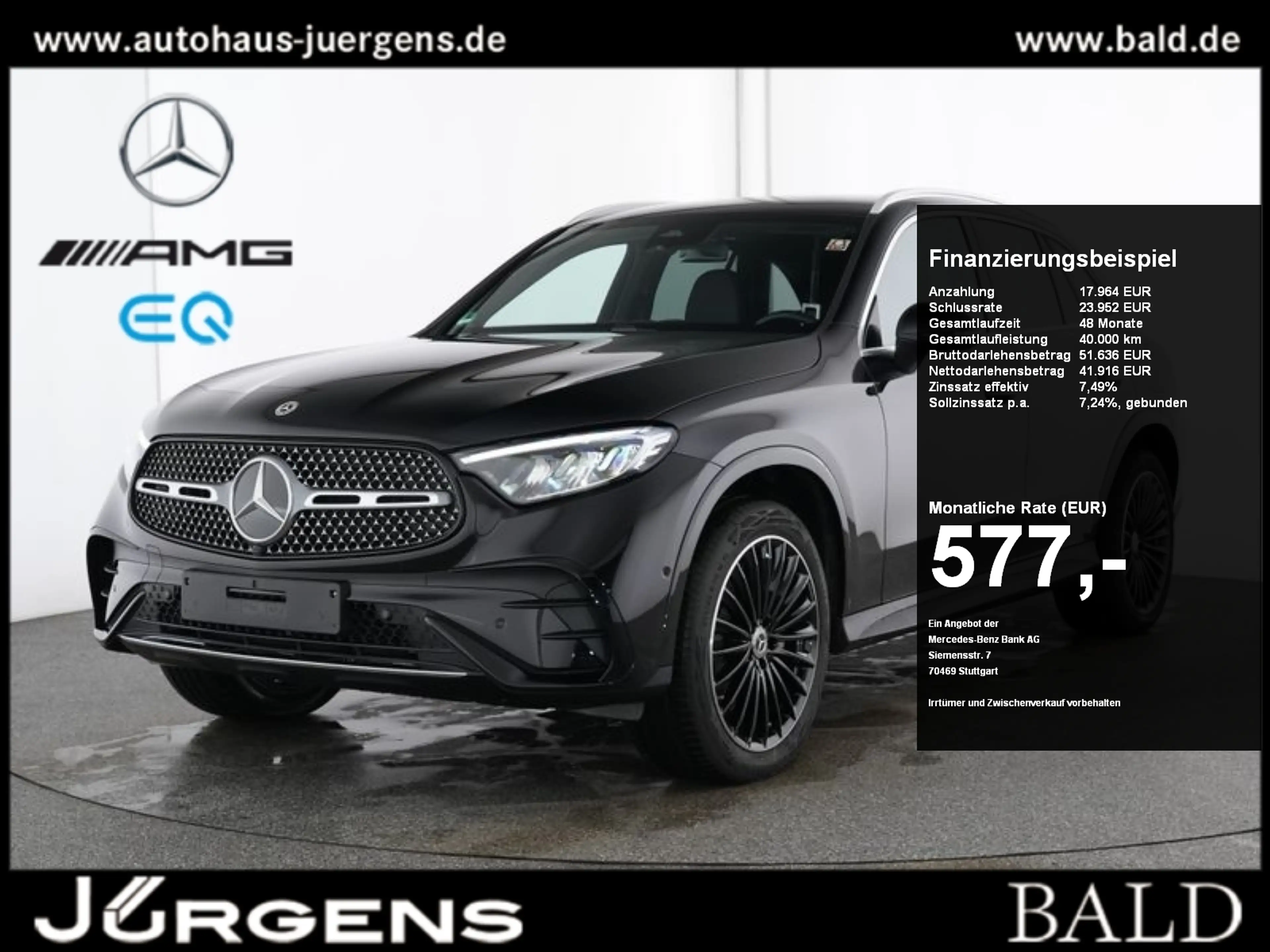 Mercedes-Benz GLC 300 e 4M AMG-Sport/360/HUD/Memo/Siena/20'
