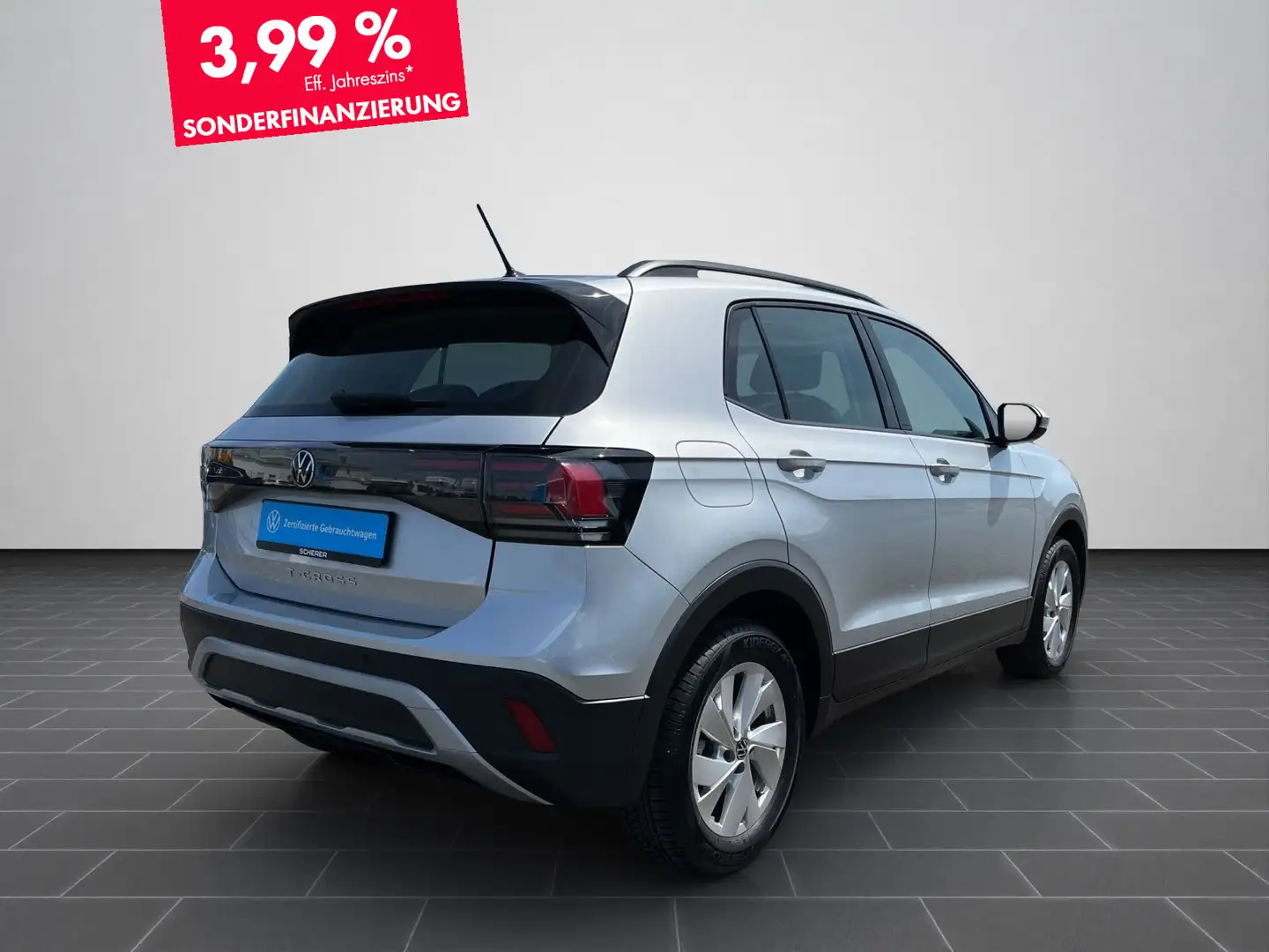 Volkswagen T-Cross 1.0 TSI *Life* DSG LED ACC SHZ PDC APP-C Silber - 2
