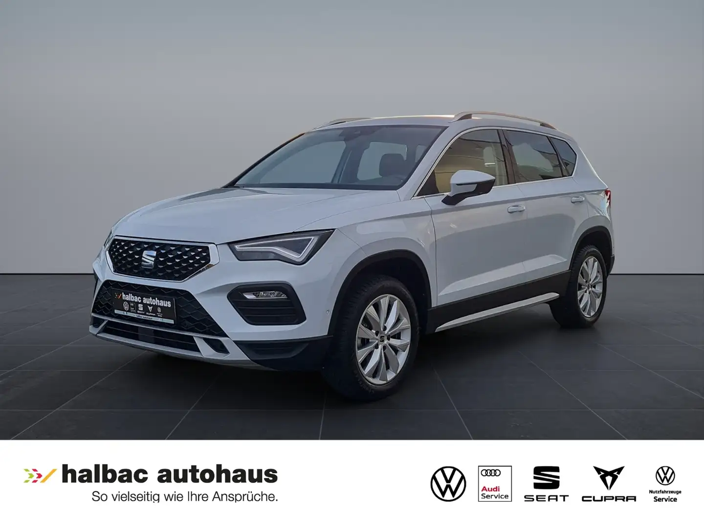 SEAT Ateca 1.5 TSI DSG Xperience+AHK+NAVI+LED+PDC+SHZ+HECKKL Weiß - 1