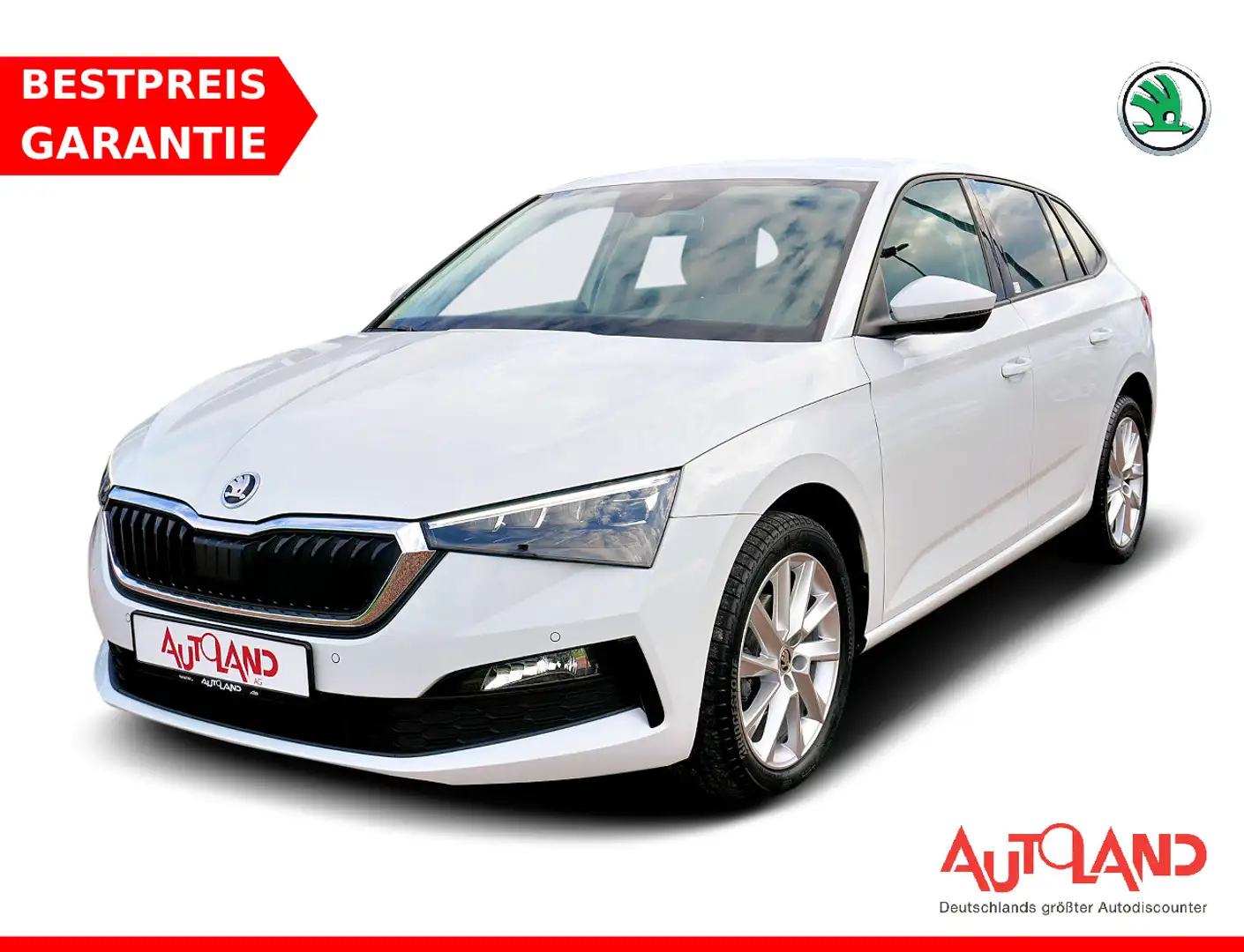 Skoda Scala 1.0 TSI Style LED Sitzheizung Tempomat Weiß - 1