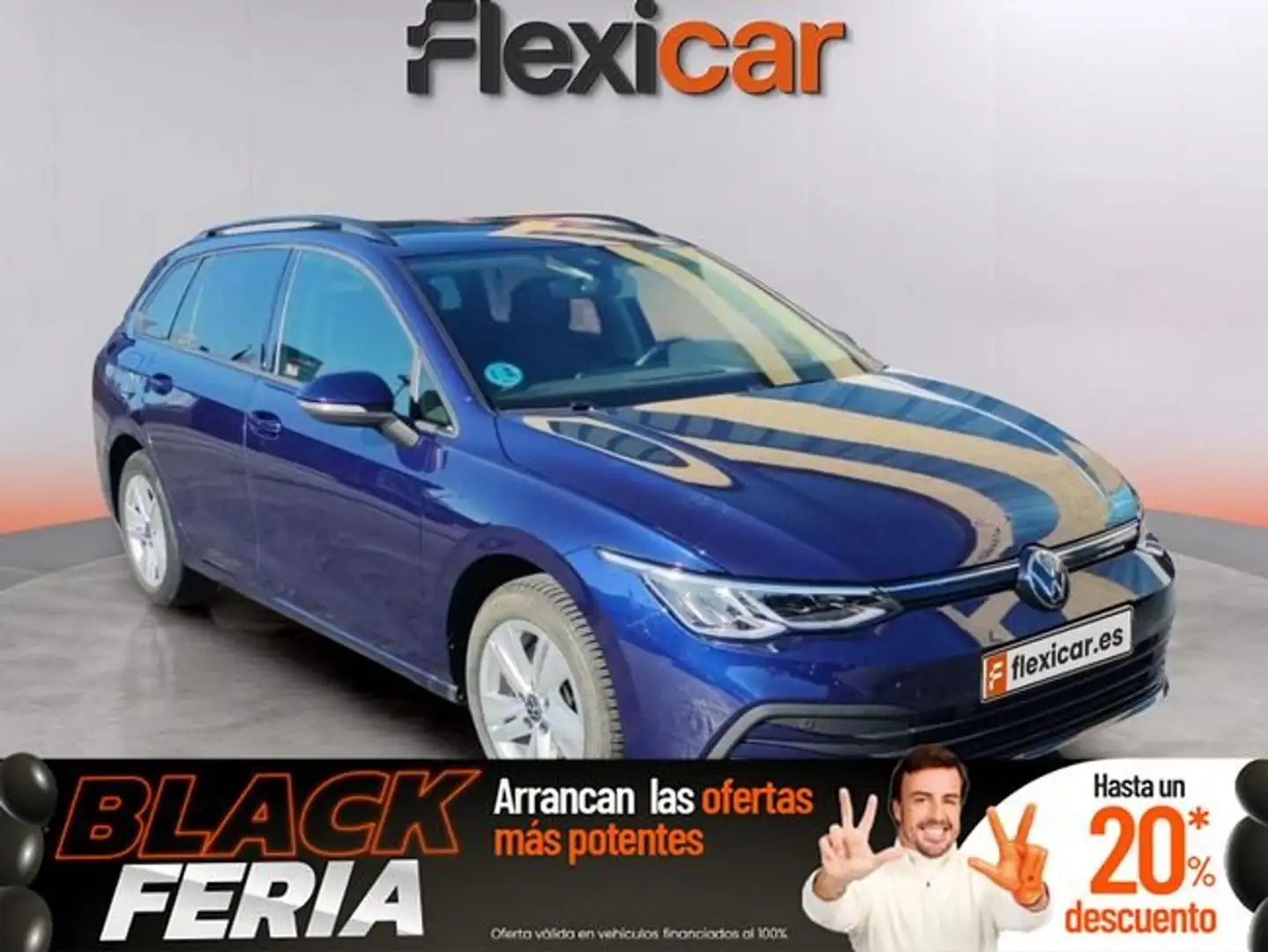 Volkswagen Golf Variant 2.0TDI 85kW Bleu - 1