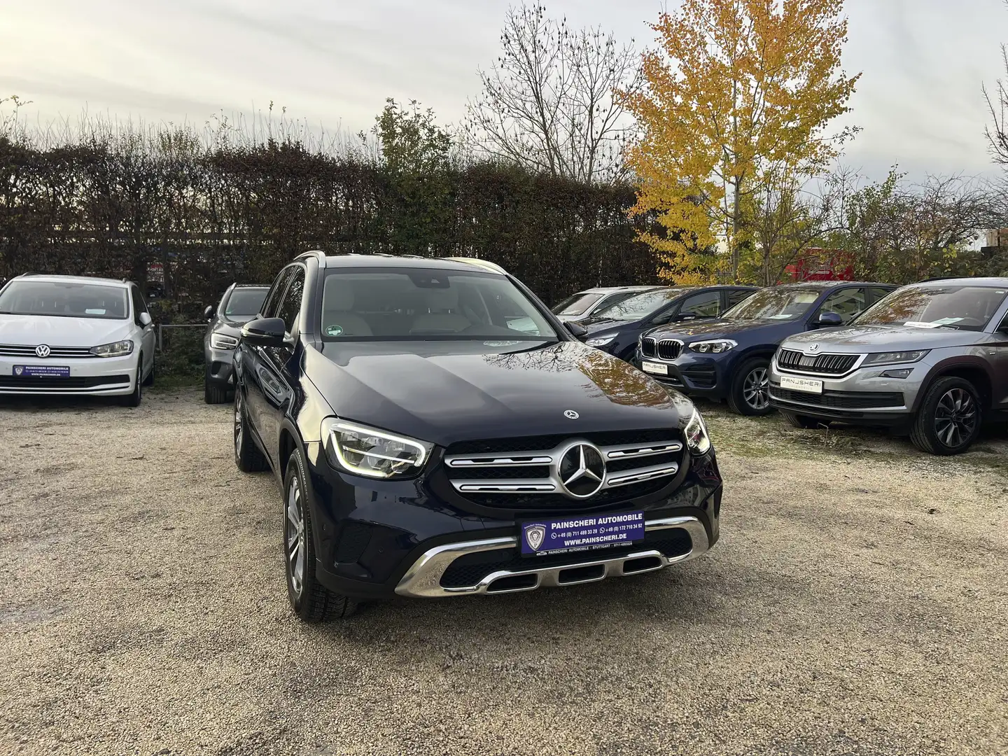 Mercedes-Benz GLC 220 d 4Matic LED+KAMERA+LEDER+NAVI+1.HAND Blau - 1