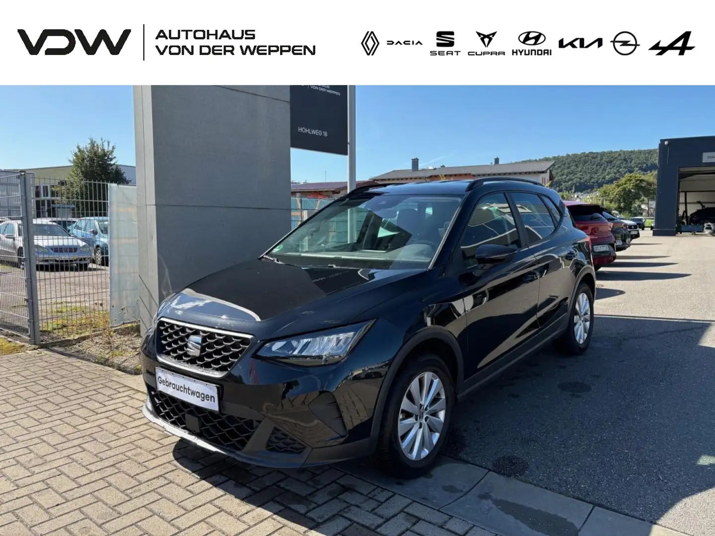 SEAT Arona Style 1.0 TSI DSG Spurhalteassis. LED PDC Klima Schwarz - 1