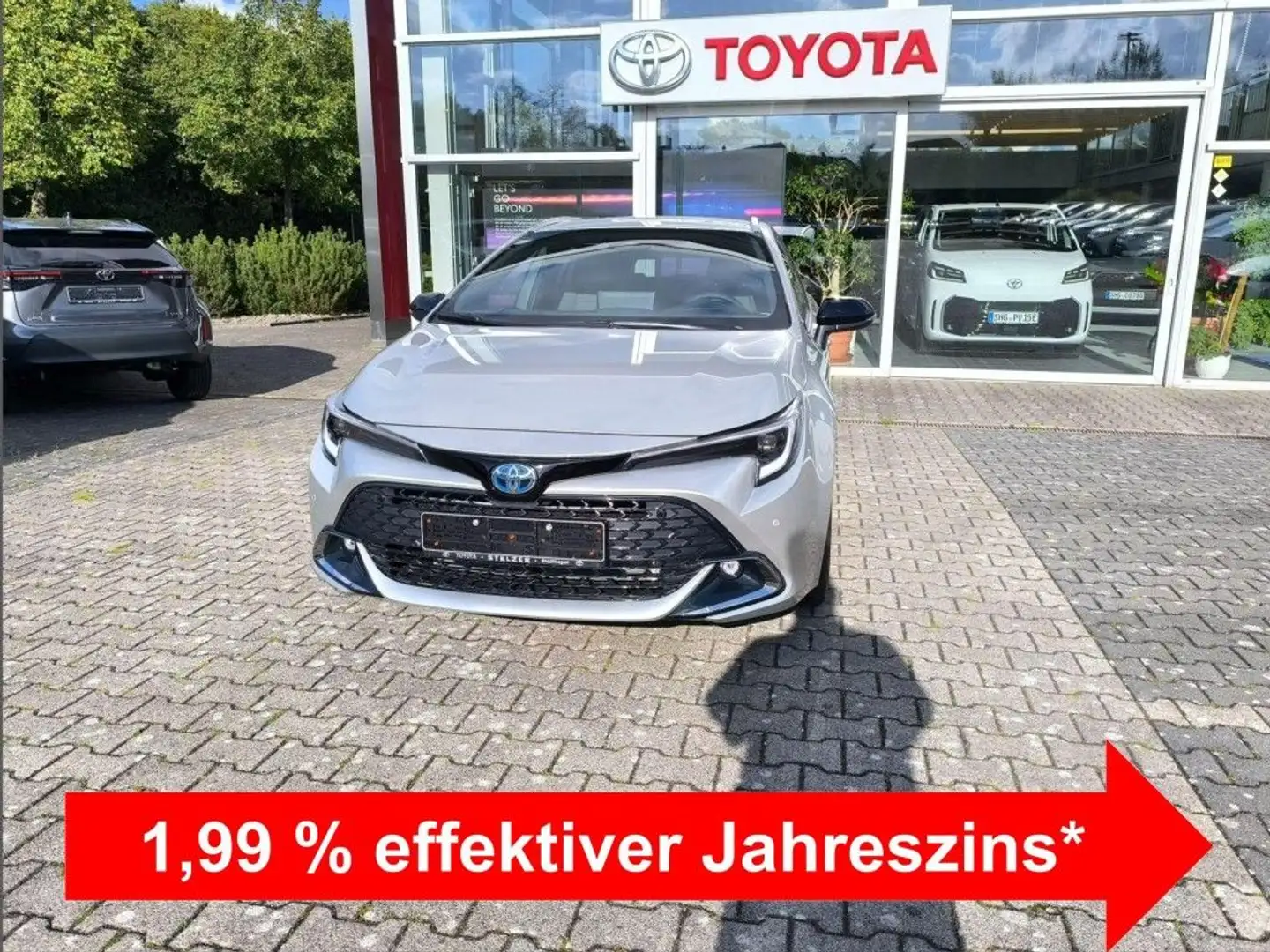 Toyota Corolla 2.0 Hybrid Touring Sports Teamplayer (ZE1HE) Argent - 1