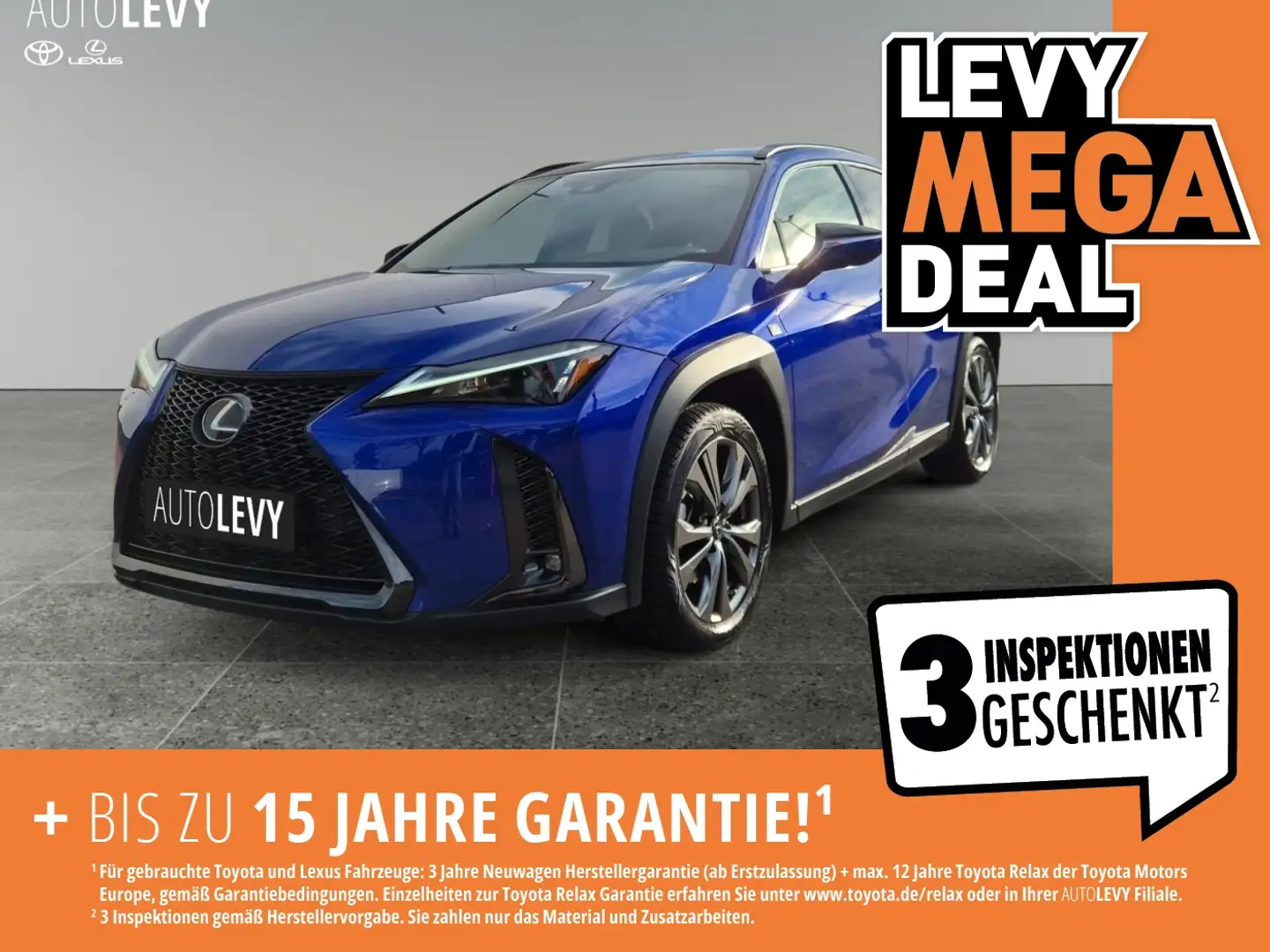 Lexus UX 250h F-Sport *Leder*PDC*Navi*SHZ* Blau - 1