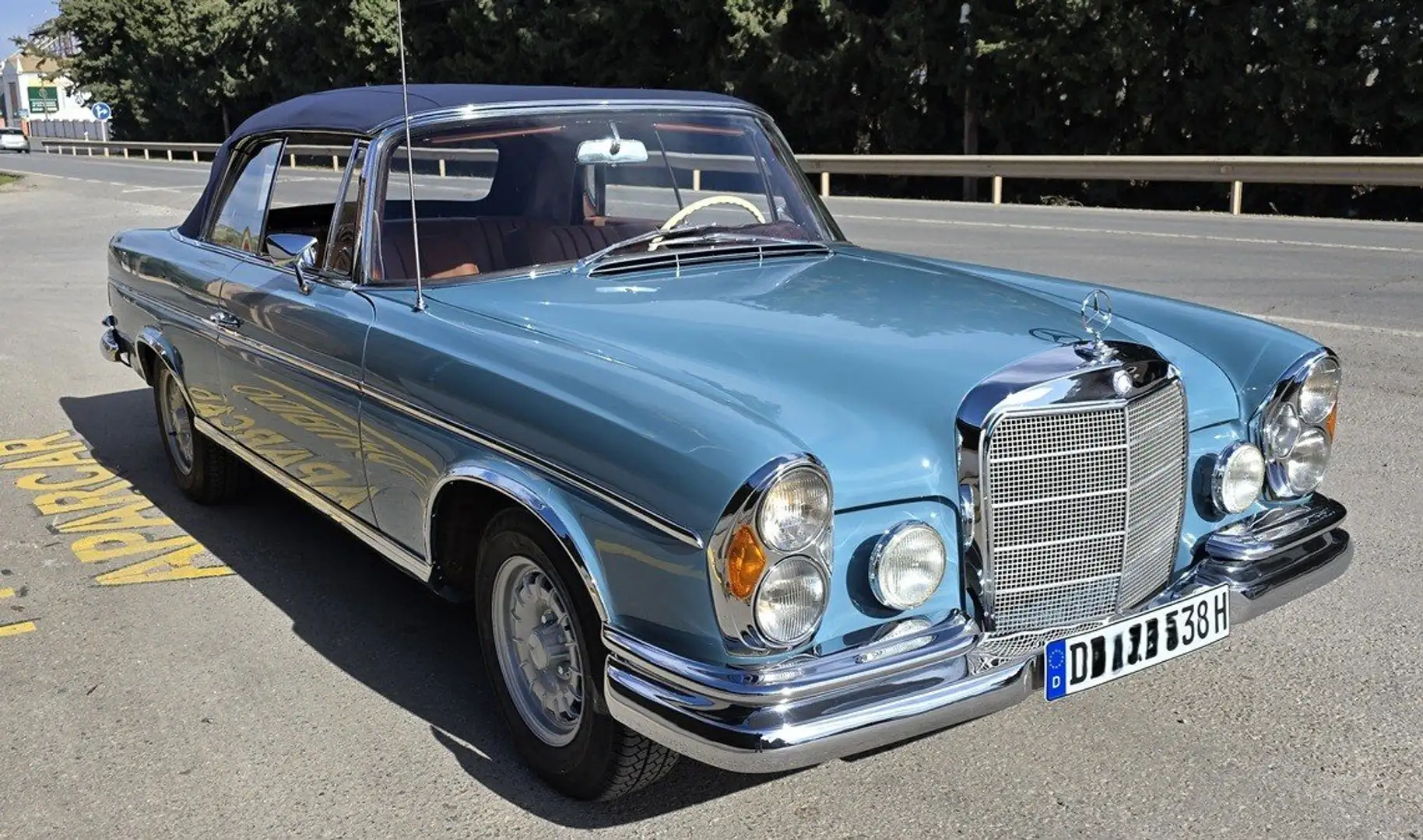 Mercedes-Benz S 300 300SE W112 Cabrio, einer von nur 708, Neuzustand Modrá - 2