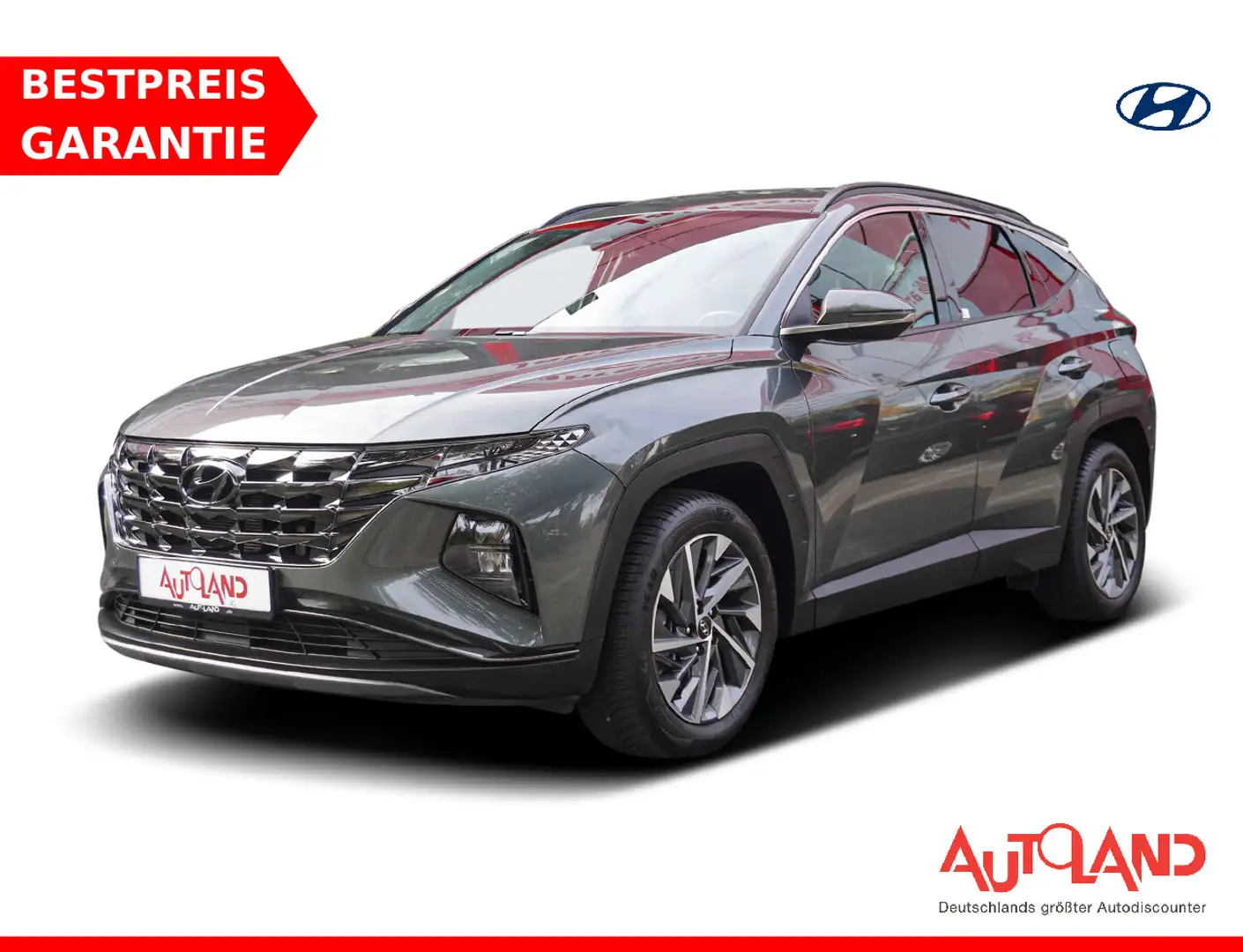 Hyundai TUCSON 1.6 T-GDI LED AAC SHZ Kam VC Grijs - 1