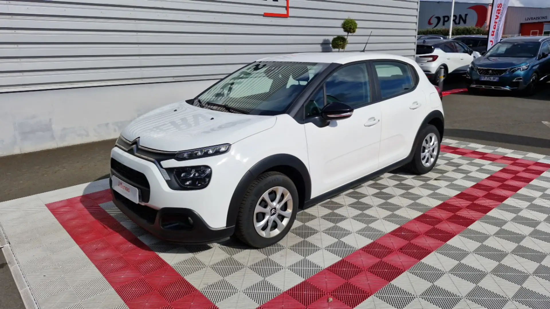 Citroen C3 BUSINESS bluehdi 100 ss feel Blanc - 2