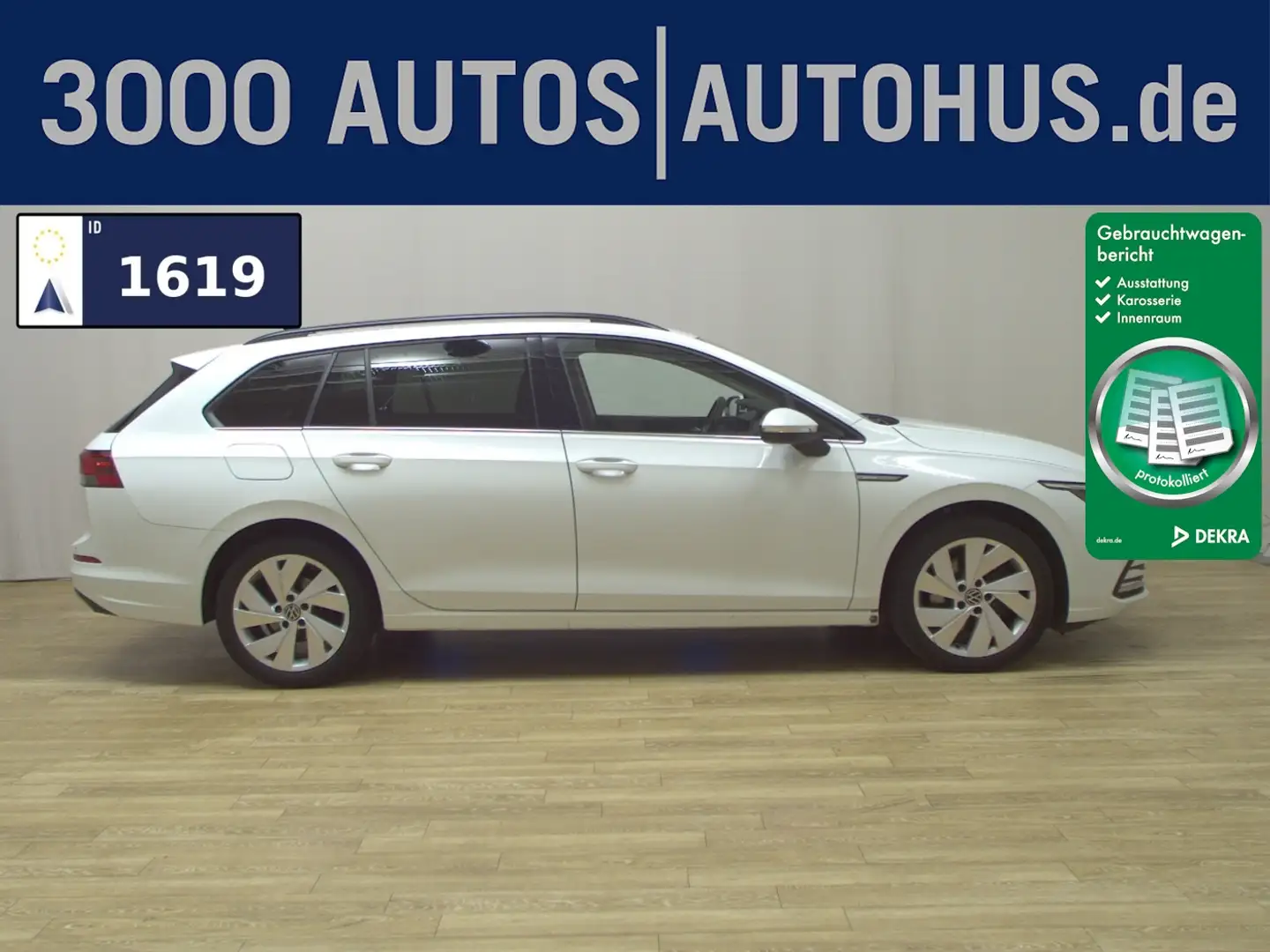 Volkswagen Golf -8 Var. 2.0 TDI Style Navi LED DC RFK ACC Wit - 1