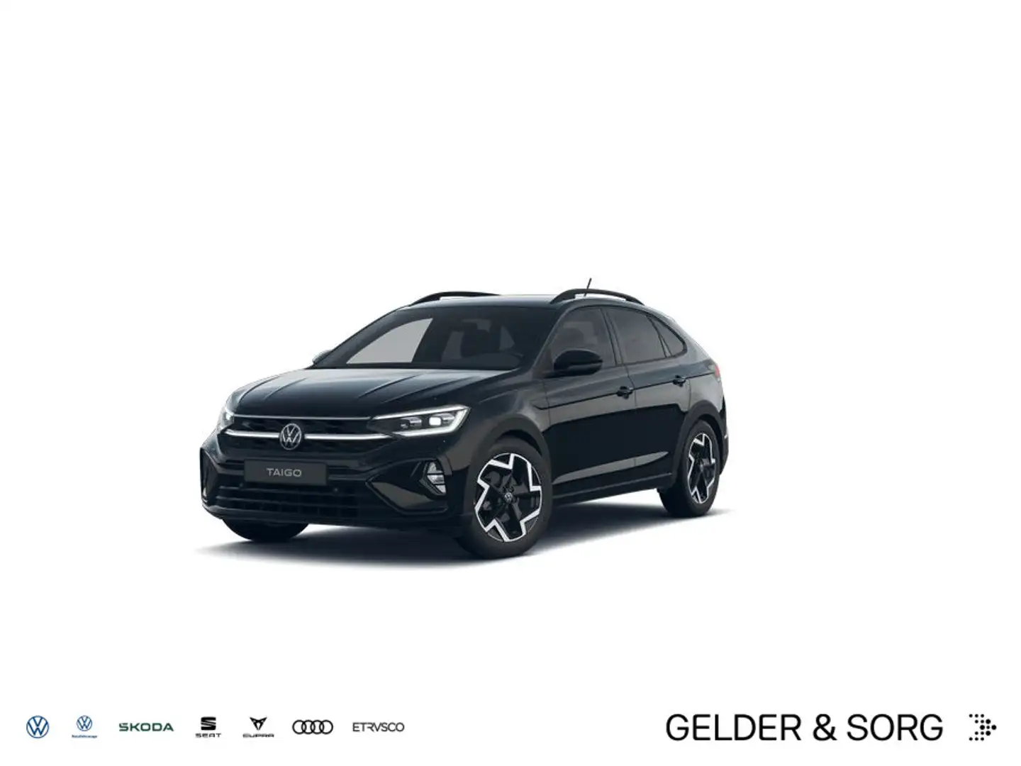 Volkswagen Taigo R-Line 1.0 TSI |AHK|NAVI|LED|ACC|RFK| Zwart - 1