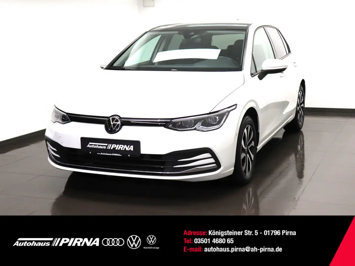 Volkswagen Golf VIII 1.5 eTSI Active Panorama Standheizung AHK Weiß - 1