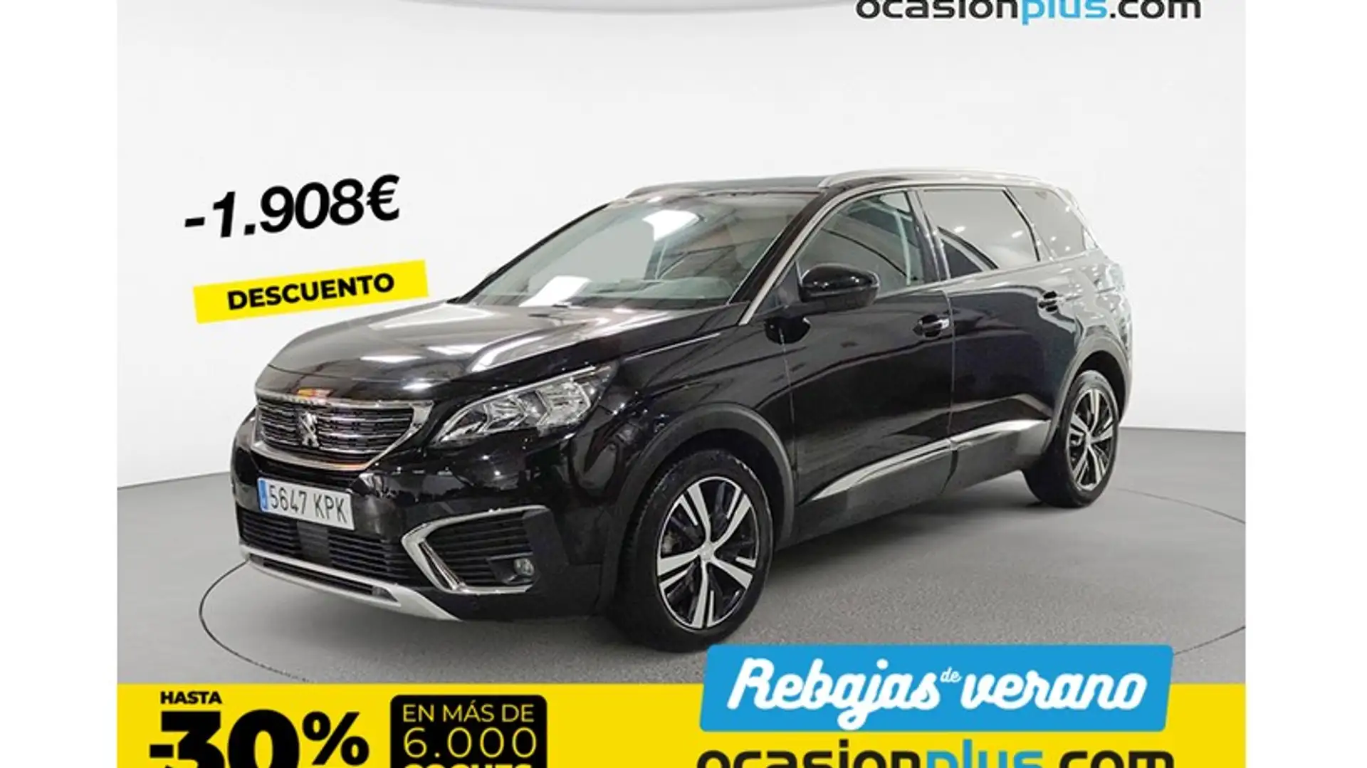 Peugeot 5008 1.6 BlueHDI Allure 7 pl. EAT6 120 Negro - 1