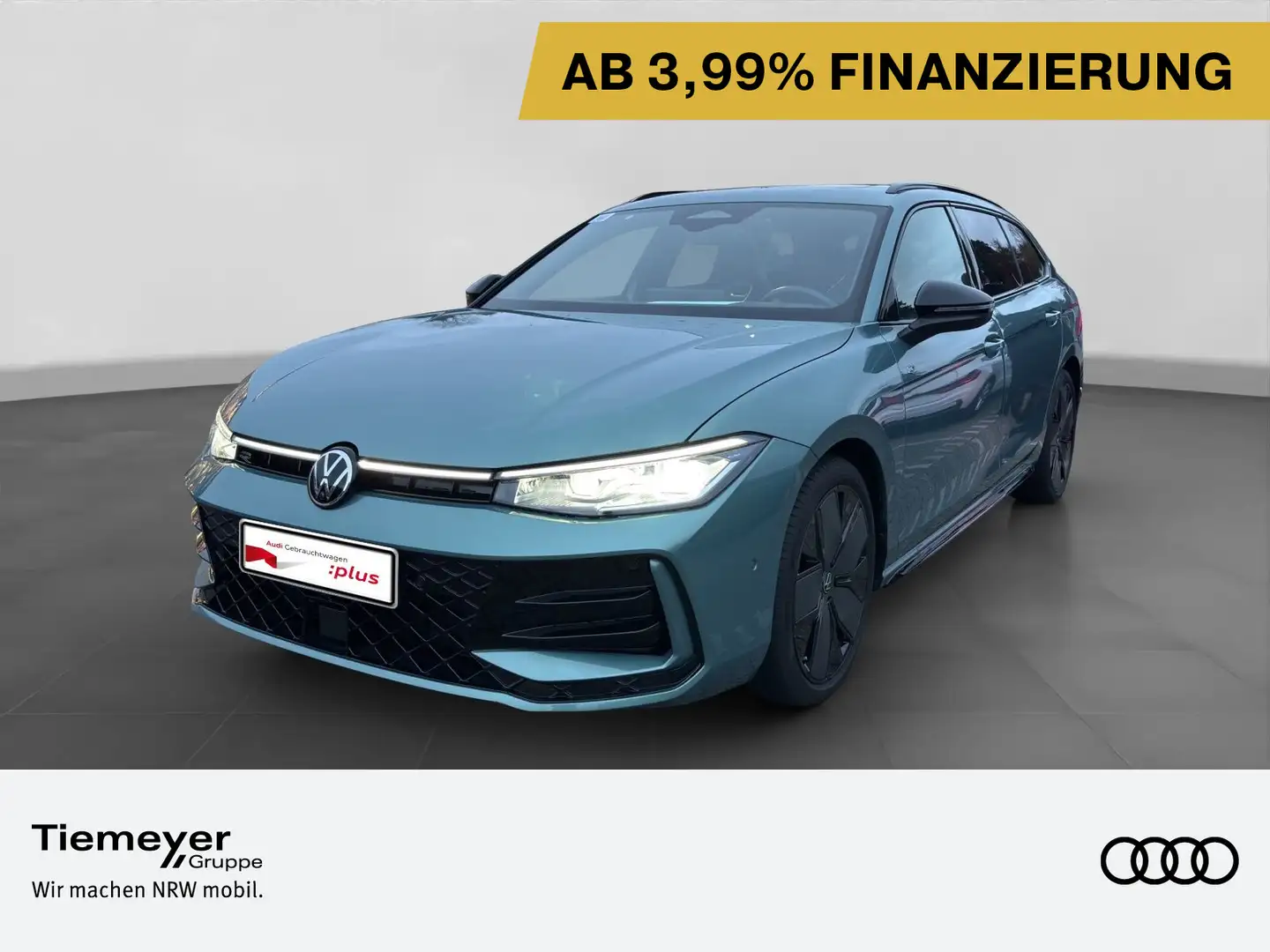 Volkswagen Passat Variant 2.0 TDI DSG R-LINE BLACK PANO HuD Grün - 1