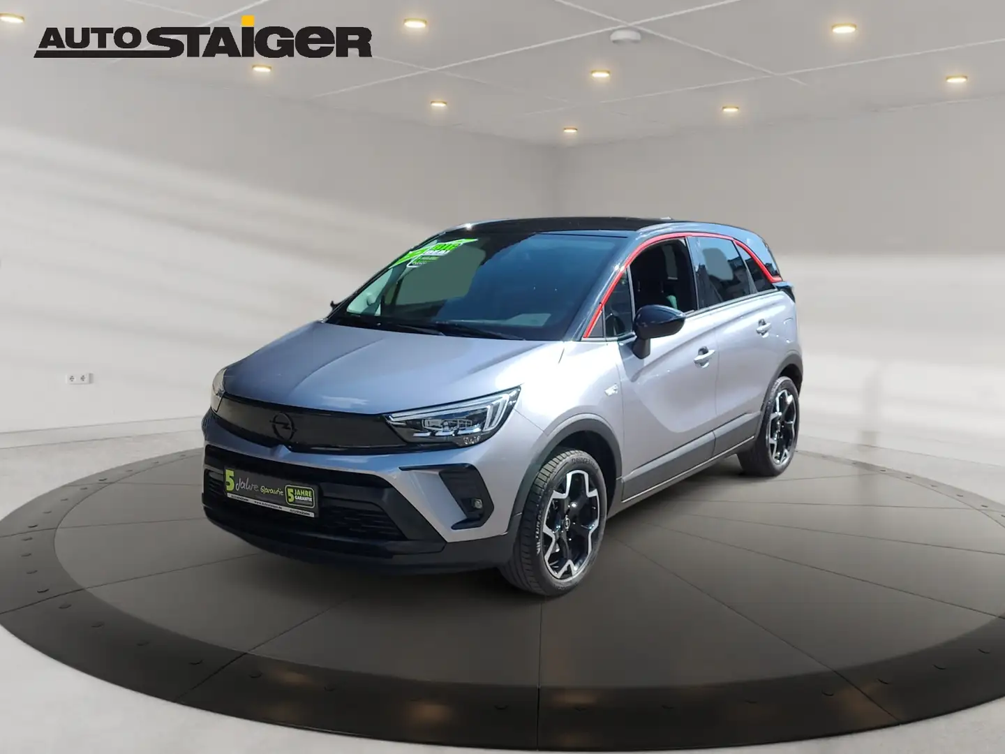 Opel Crossland 1.2 Turbo Automatik*Parksns*Winterpaket Grijs - 2