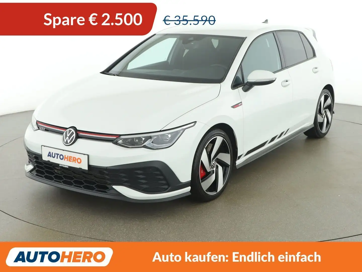 Volkswagen Golf 2.0 TSI GTI Clubsport Aut. *ACC*SPUR*CAM*NAVI* Blanc - 1