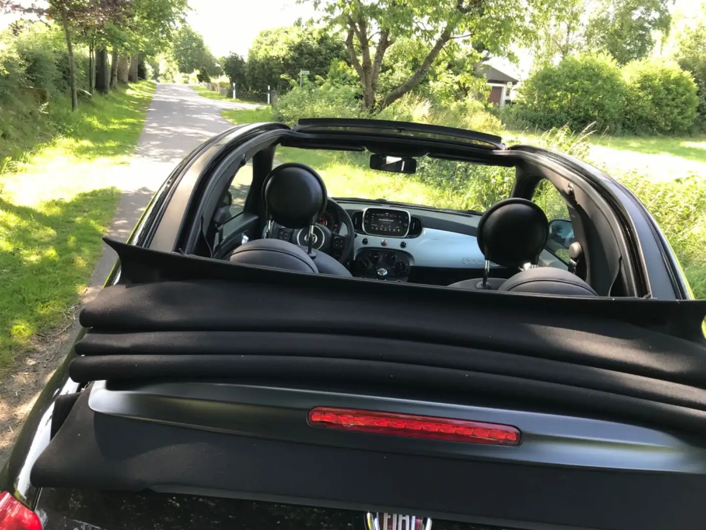 Fiat 500C 1.0 Hey Google Cabriolet Black - 2