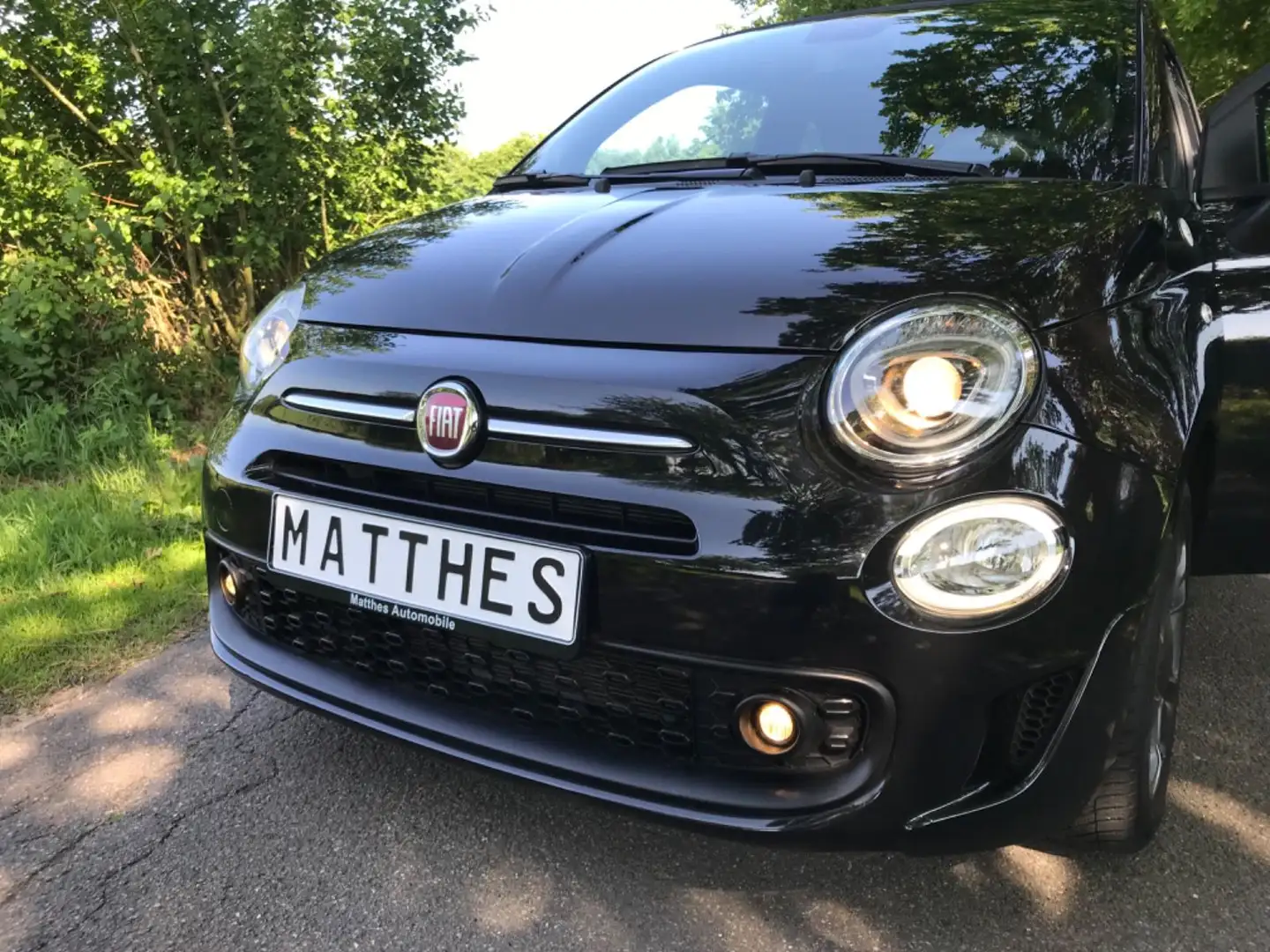 Fiat 500C 1.0 Hey Google Cabriolet Black - 1