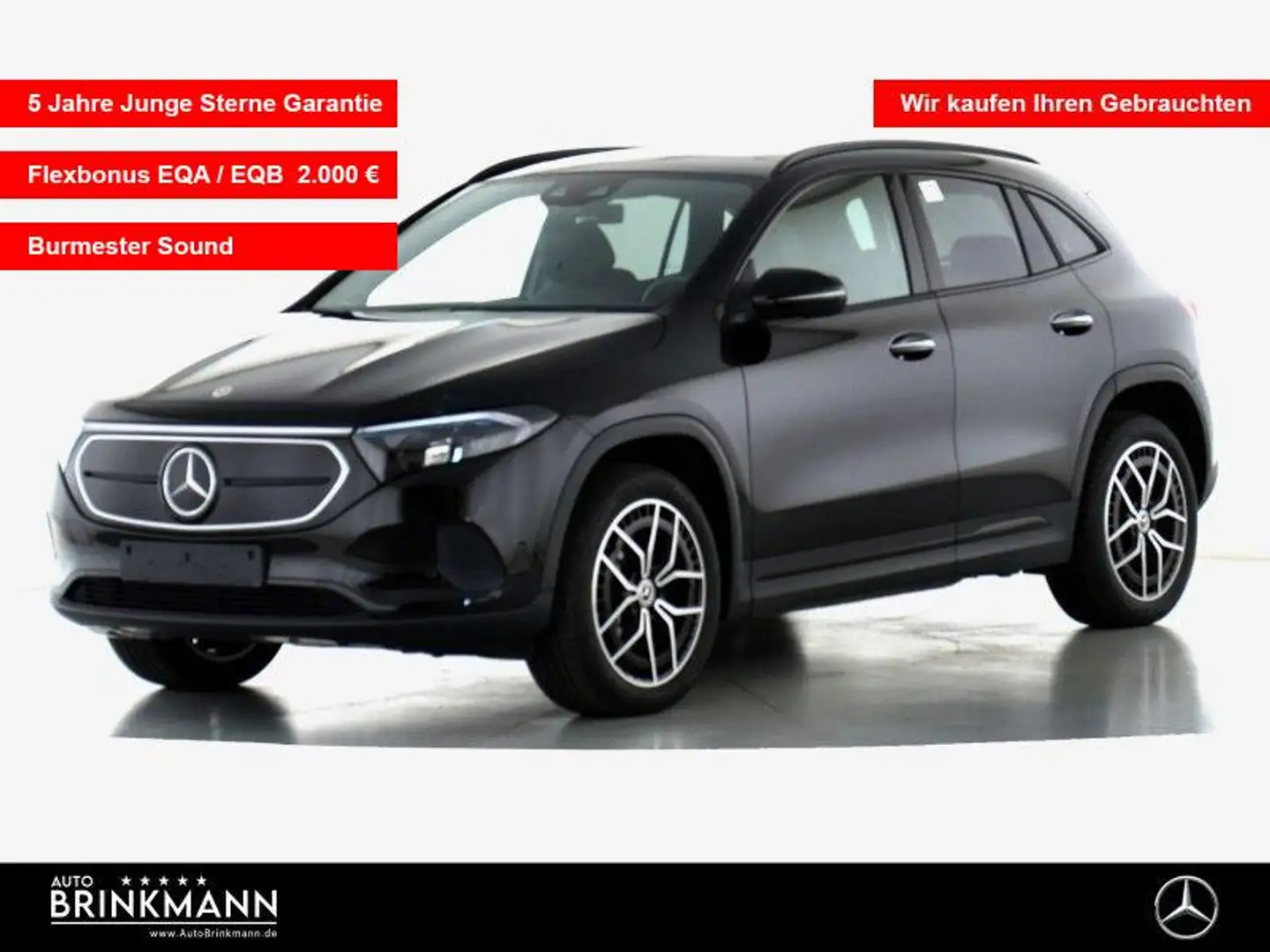 Mercedes-Benz EQA 250 EQA 250+ PANO/BURMESTER/KAMERA/LENKRADHZG Panorama Schwarz - 1