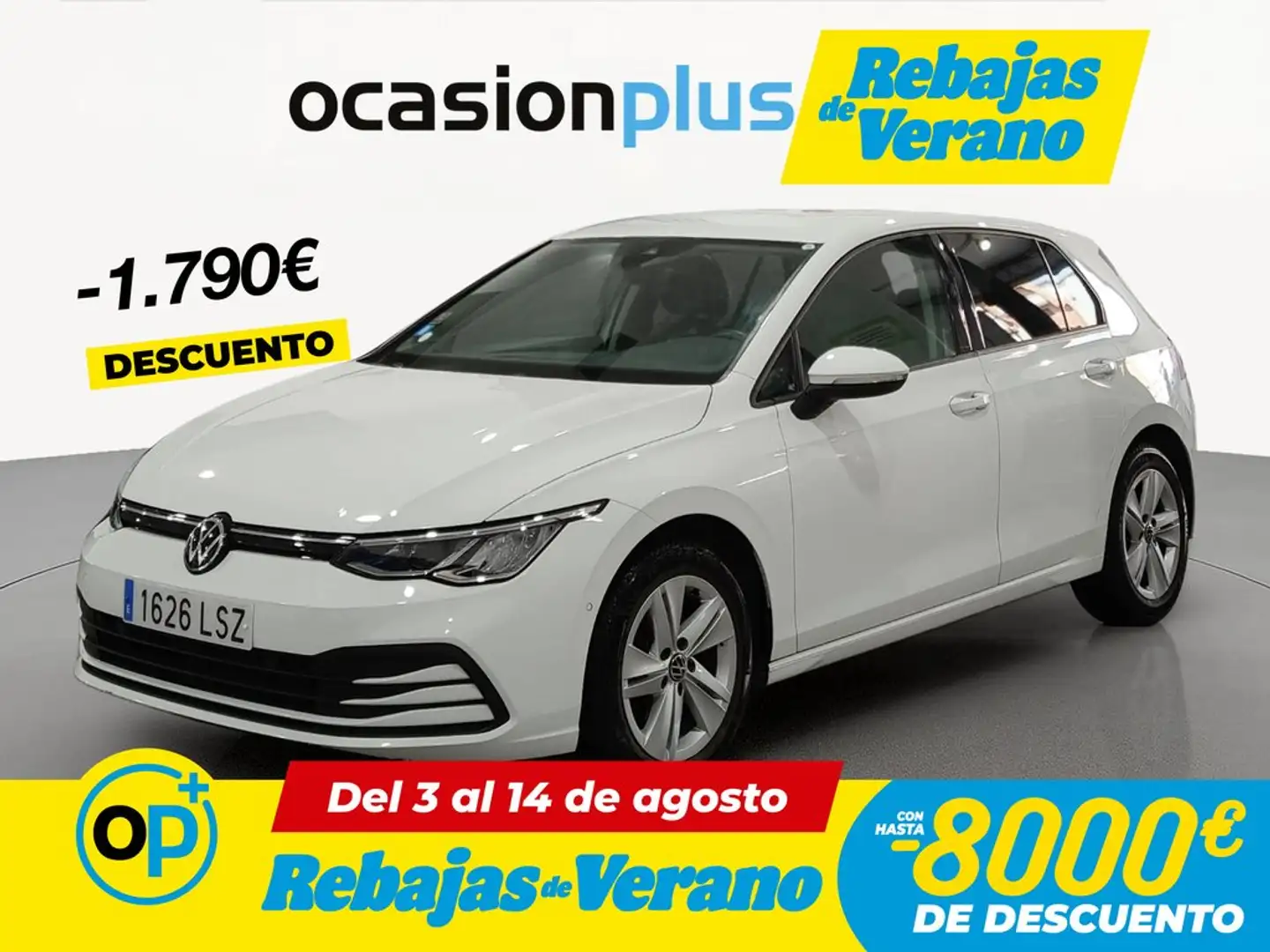 Volkswagen Golf 1.5 eTSI Life DSG 110kW Blanco - 1