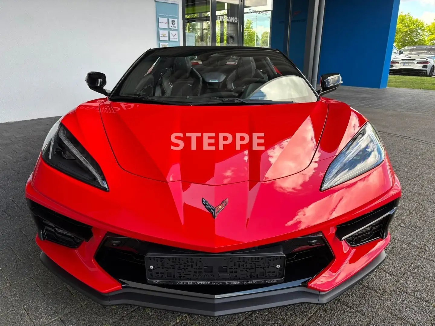 Corvette C8 Stingray Convertible 2024 3LT Europamodell Rot - 2