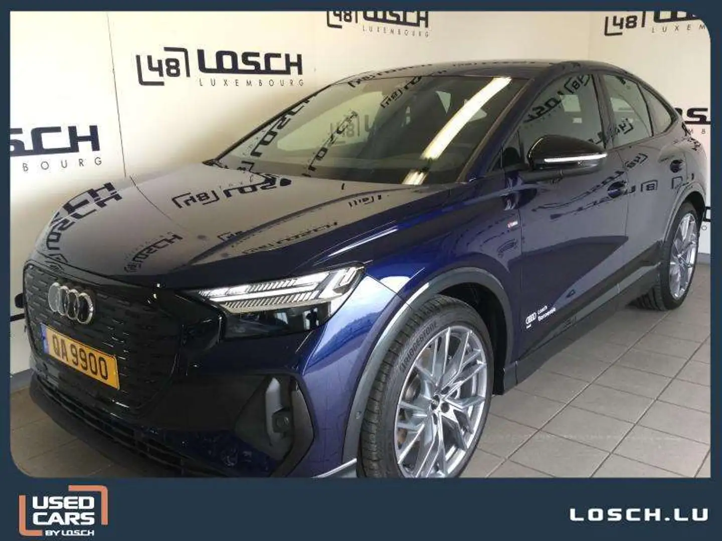 Audi Q4 e-tron Sportback Bleu - 1