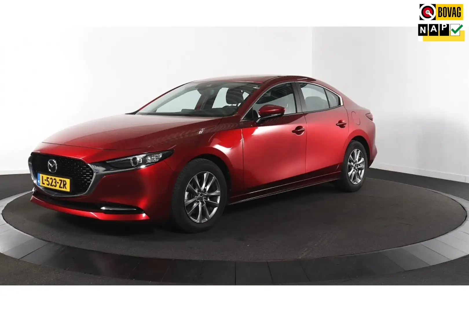 Mazda 3 2.0 e-SkyActiv-X M Hybrid 186 Comfort BOSE/LEER/AP Rood - 1