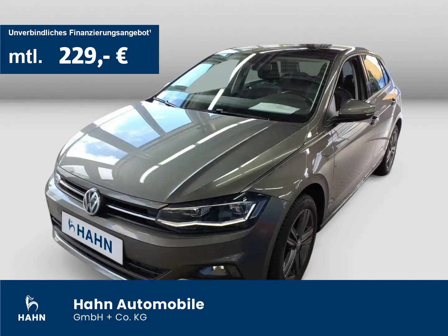 Volkswagen Polo 1.0TSI Highline AHK Pano LED SHZ Climatroni Grau - 1