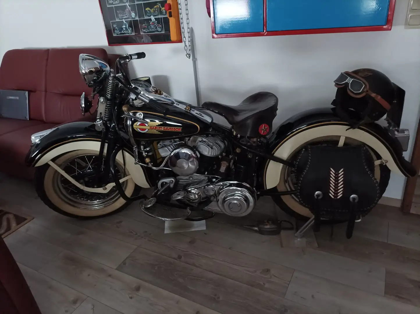 Harley-Davidson WLA 45 CUI  750 CCM Negro - 1