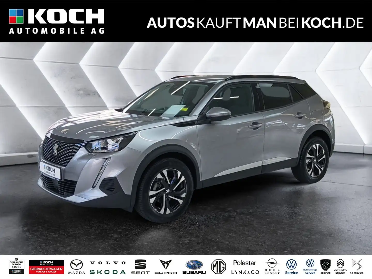 Peugeot 2008 PureTech 130 Allure KAMERA APPS PDC Bluetooth Grau - 1