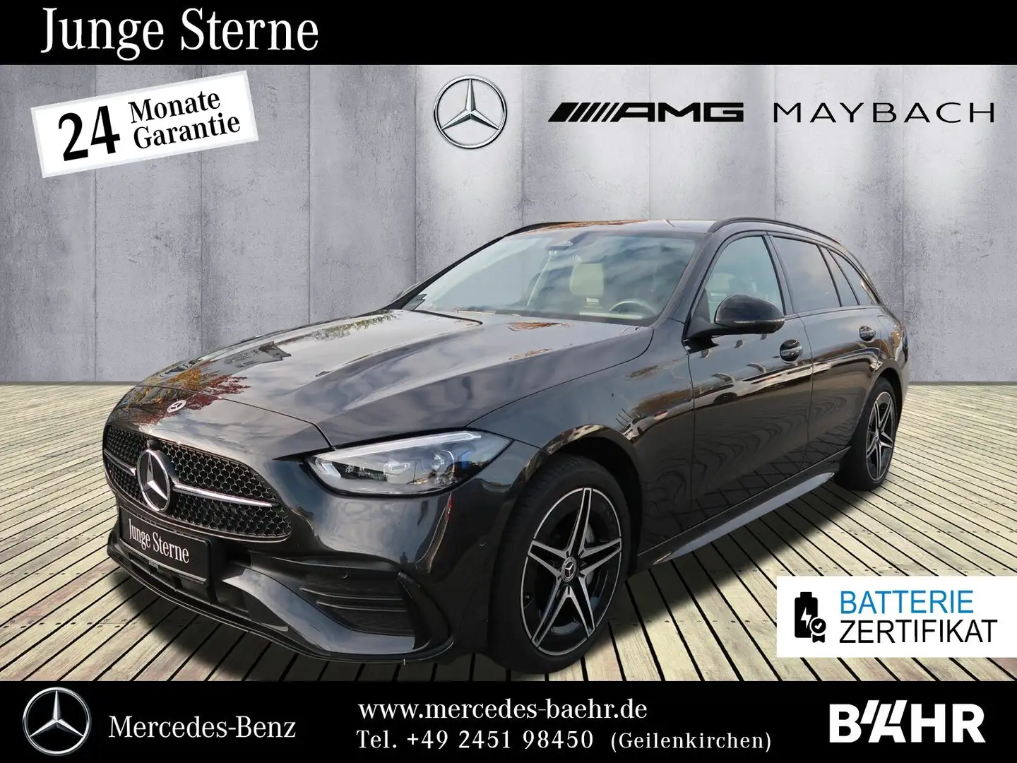 Mercedes-Benz C 300 C 300 de T AMG+Night/MBUX/Digital-Light/360°/18" Grau - 1