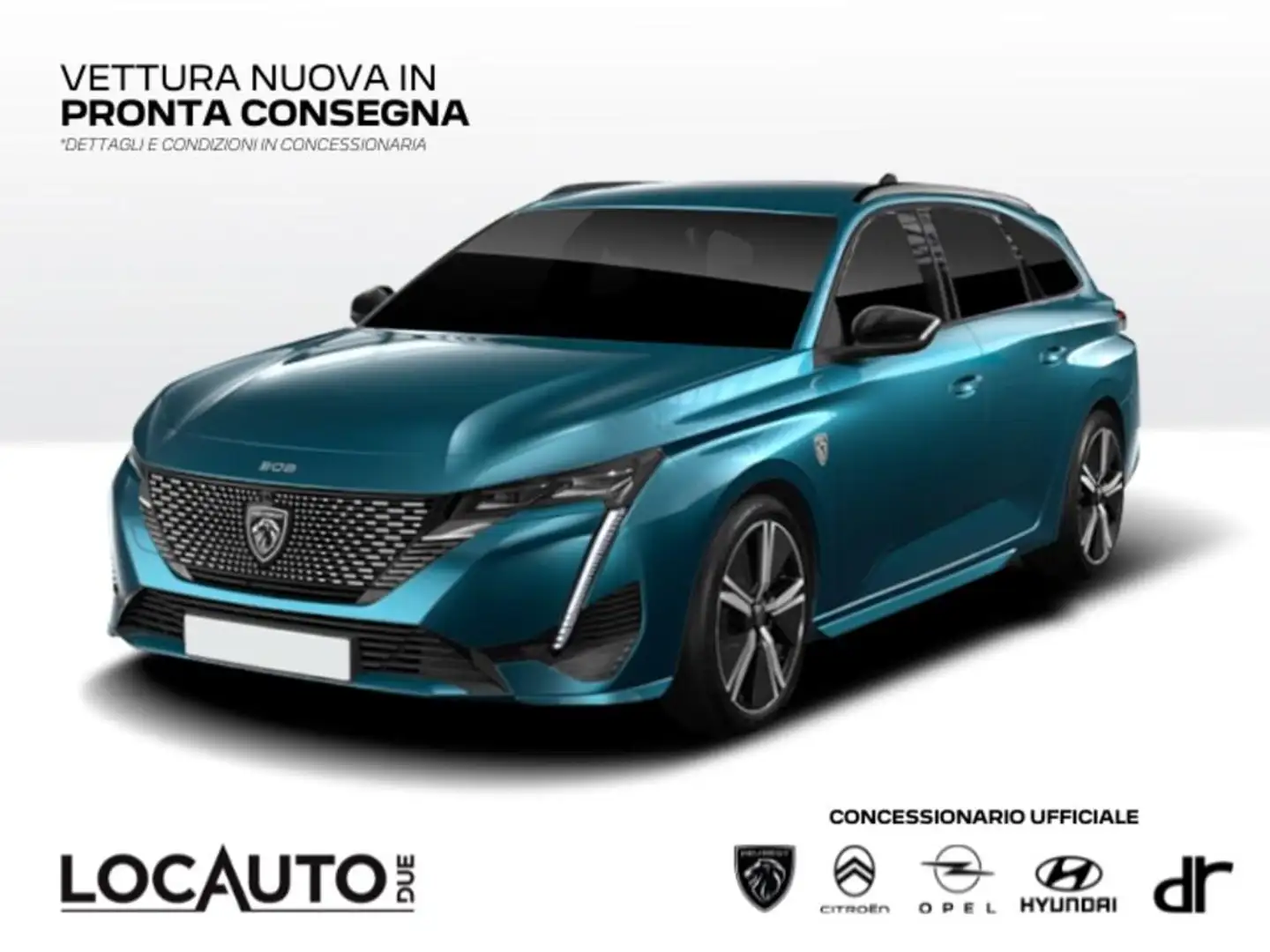 Peugeot 308 SW 1.2 hybrid Style 136cv e-dcs 6 Nero - 1