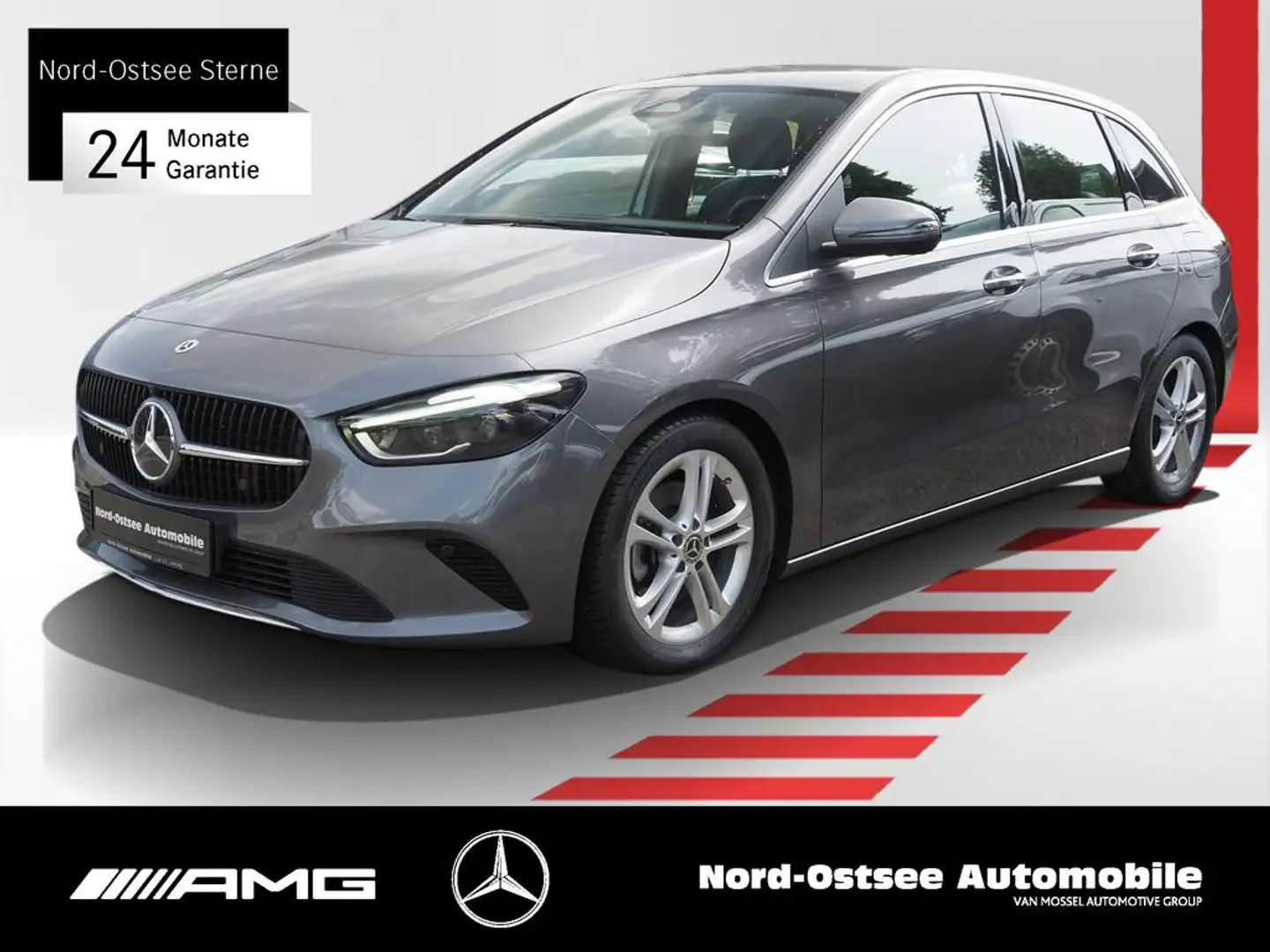Mercedes-Benz B 200 d PROGRESSIVE 360°KAM MULTIBEAM TEMPO SHZ LEDERLR Gris - 1