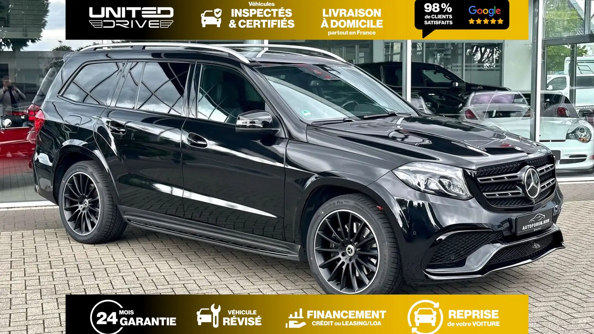 Mercedes-Benz GLS 500 9G-Tronic 4Matic 455 CV Noir - 2