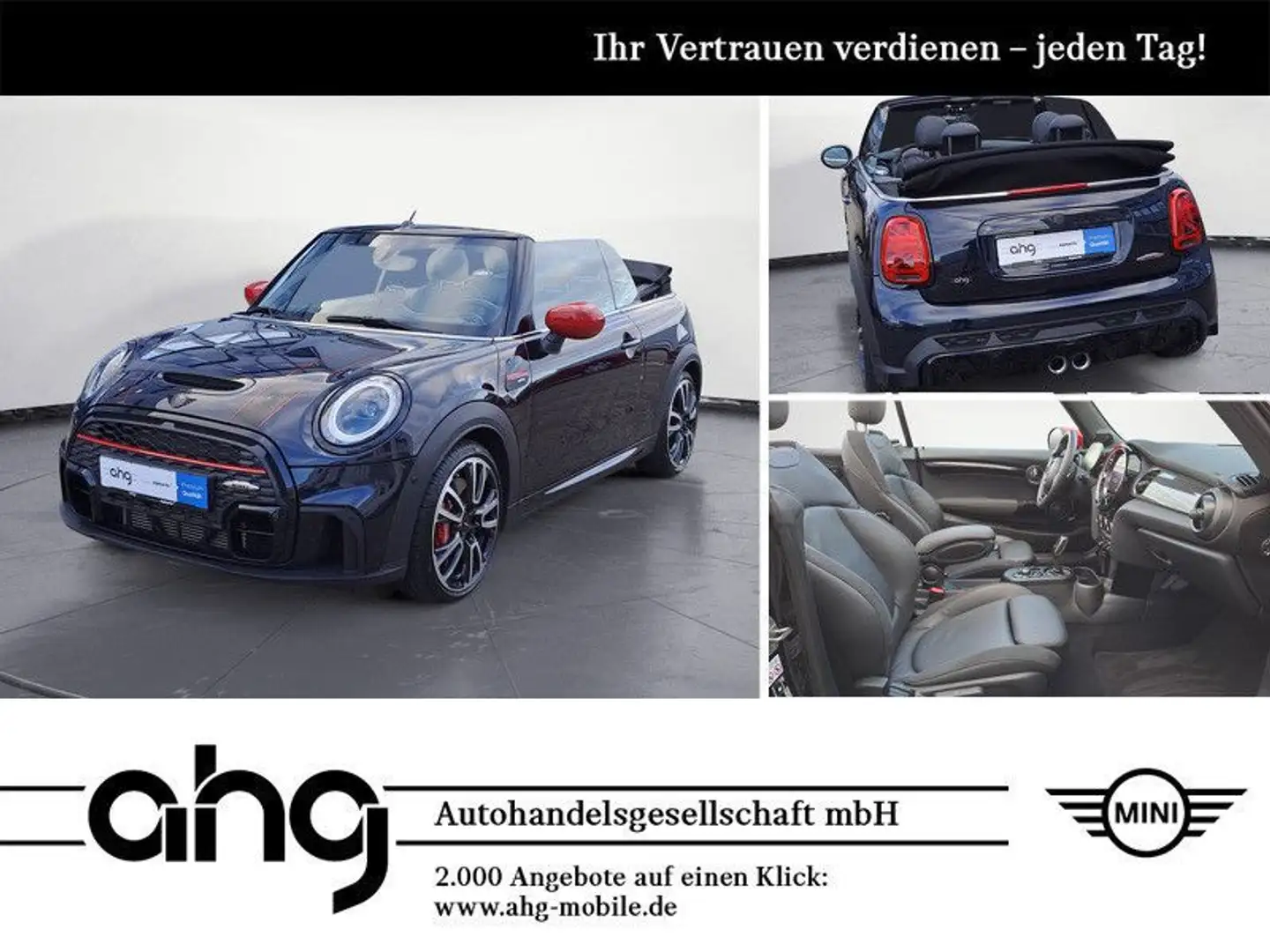 MINI John Cooper Works Cabrio Sport Aut. EDC Schwarz - 1