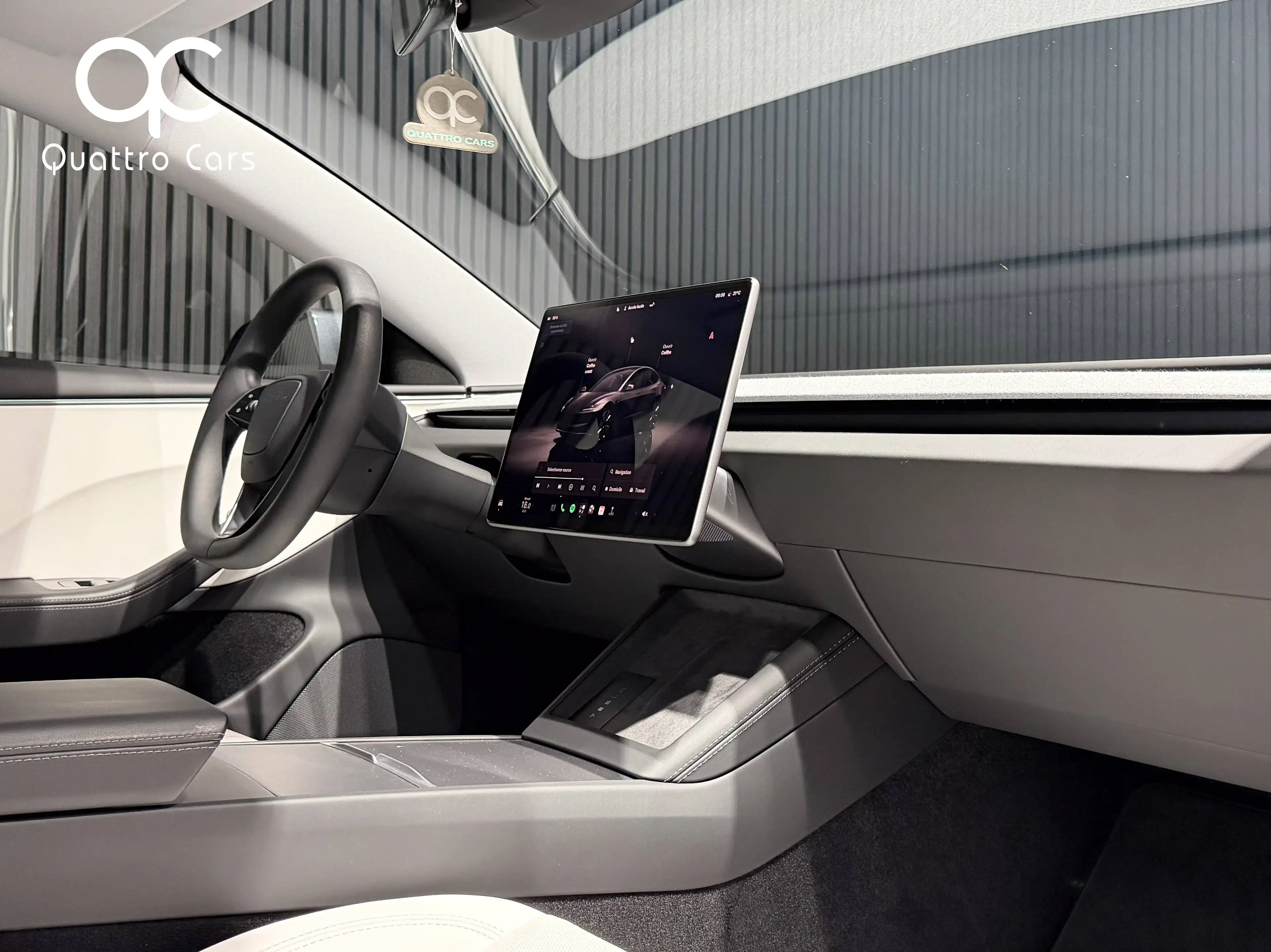 Tesla Model 3 Premium propulsion / Cuir blanc / 1ere Main / Tvac — photo 11