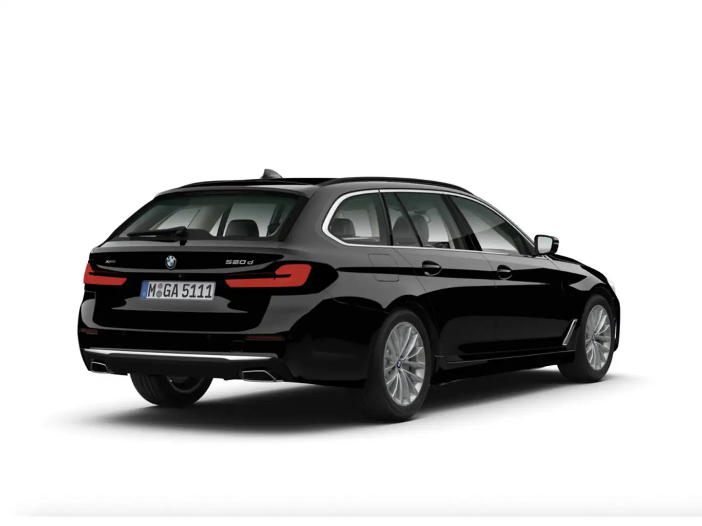 BMW 520 d Touring xDrive Luxury Line FACEL. HUD Schwarz - 2