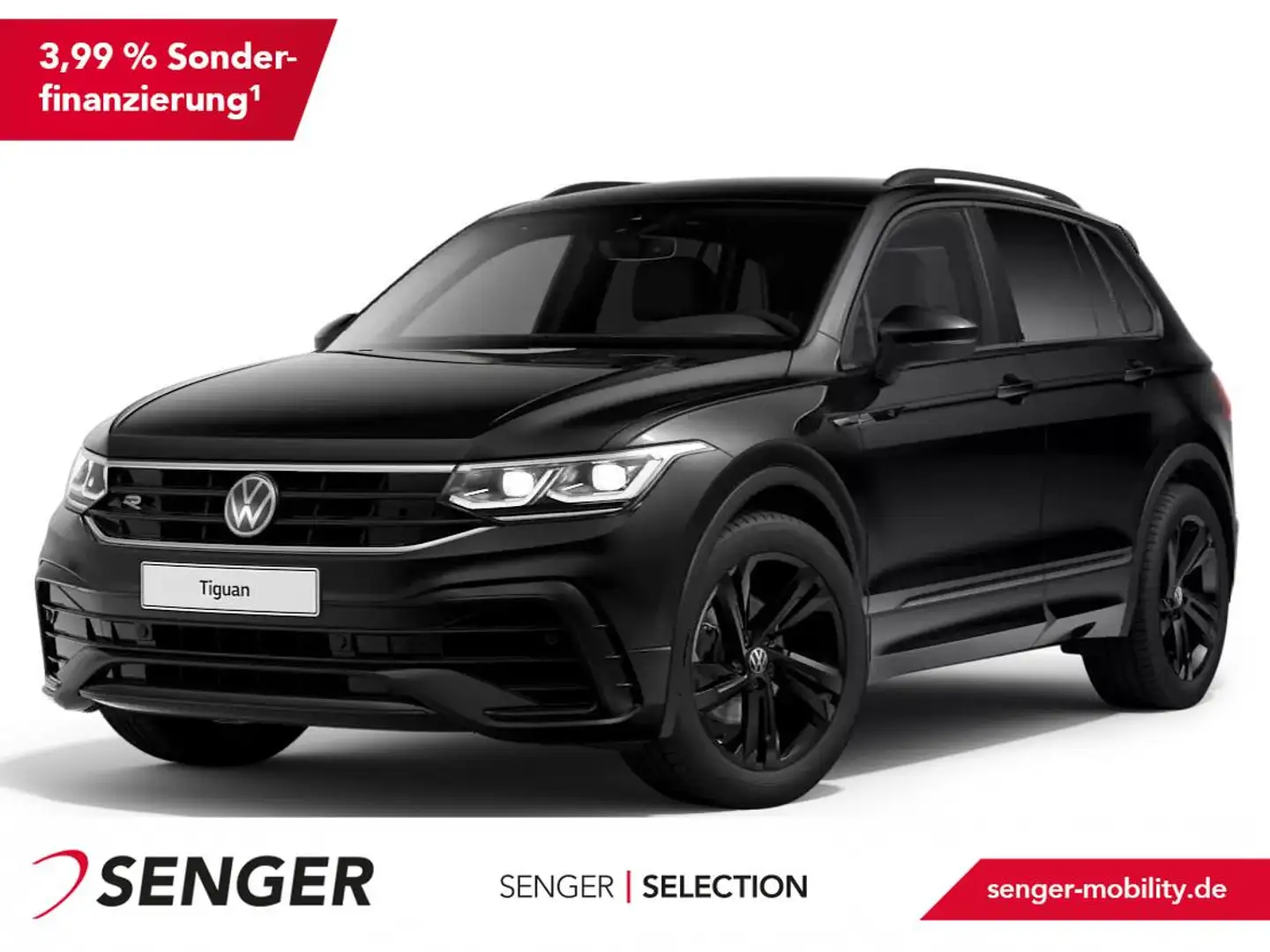 Volkswagen Tiguan 1.5 TSI R-Line DSG Navi Matrix AHK PDC Noir - 1