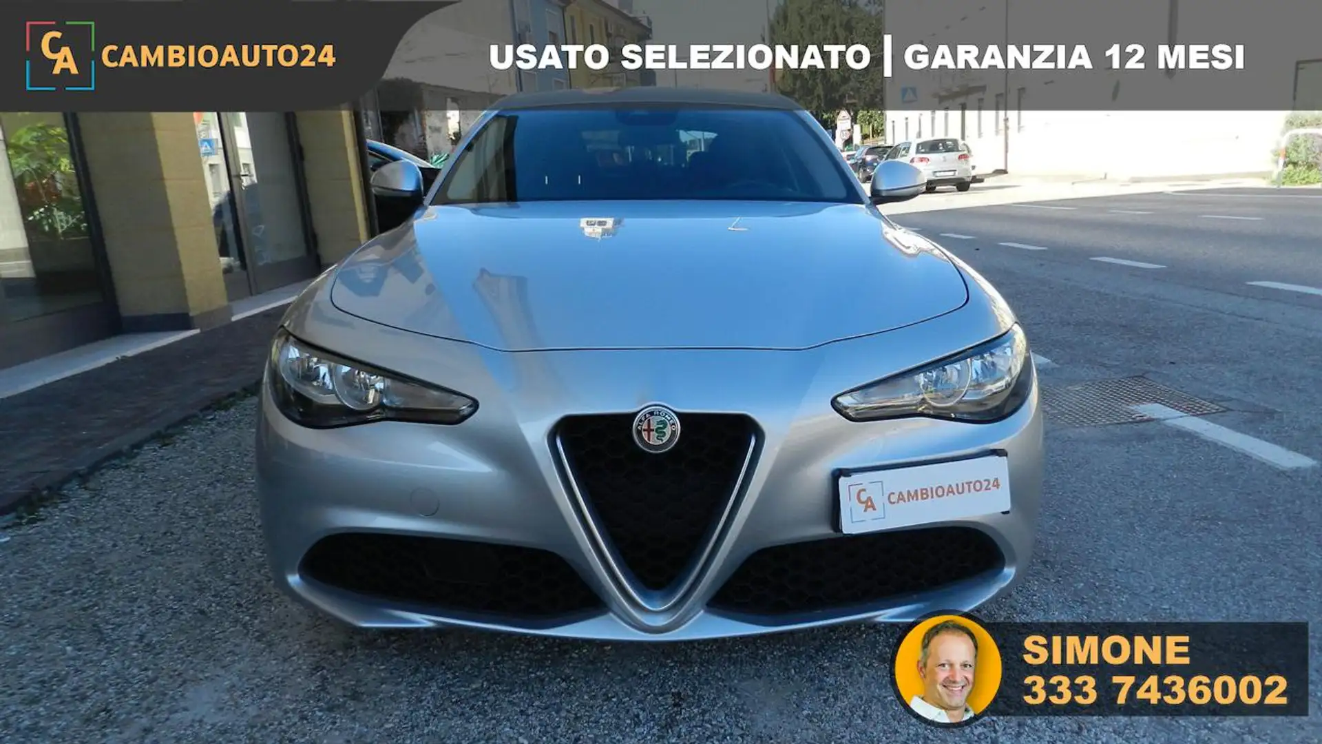 Alfa Romeo Giulia 2.2 Turbodiesel 150 CV AT8 Super Argento - 1