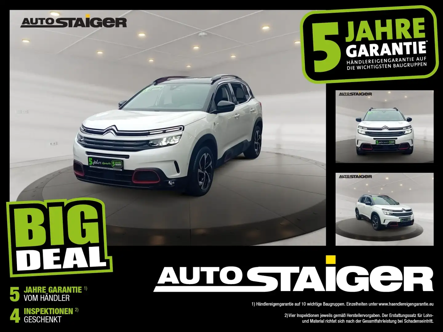 Citroen C5 Aircross 225 C-Series AHK+LED+SHZ+2xKlima+360 Blanco - 1