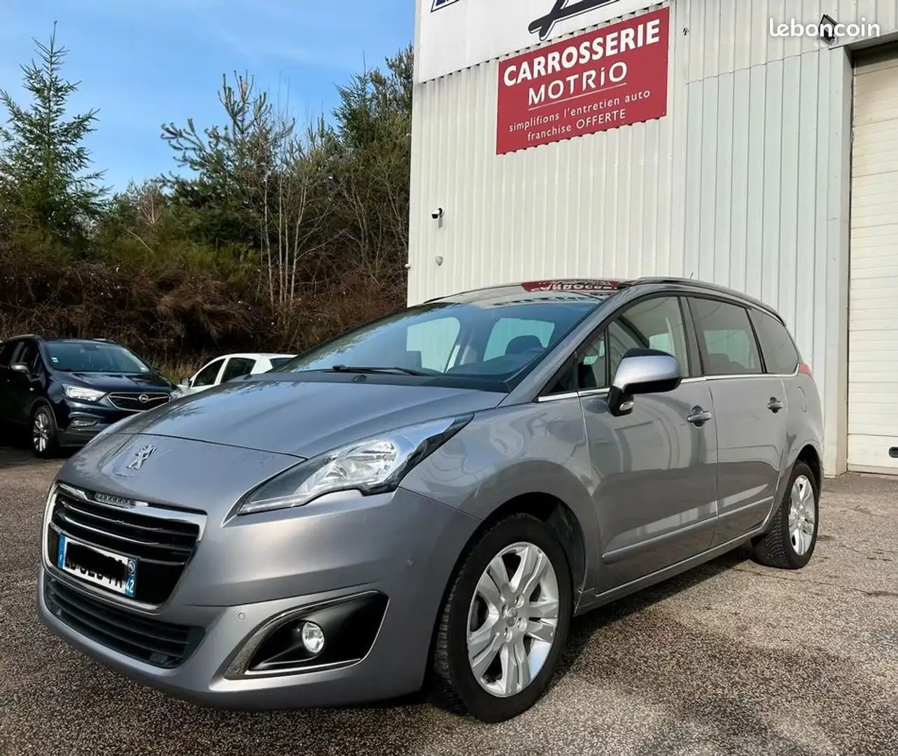 Peugeot 5008 hdi 1.6l 120 chv 7 places allure Gris - 2
