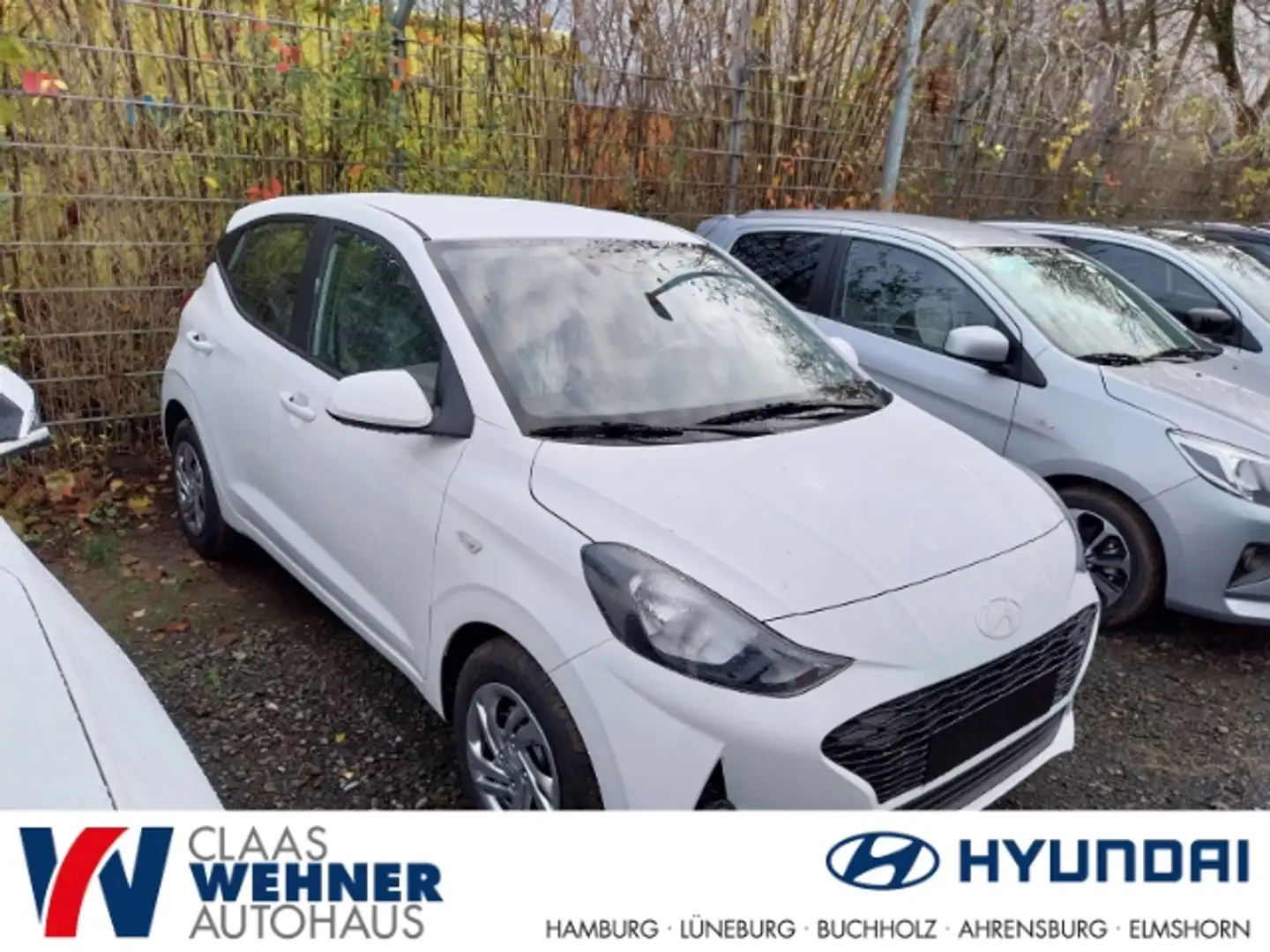 Hyundai i10 Select 1.0 EU6e Navi Apple CarPlay Android Auto Mu Weiß - 1