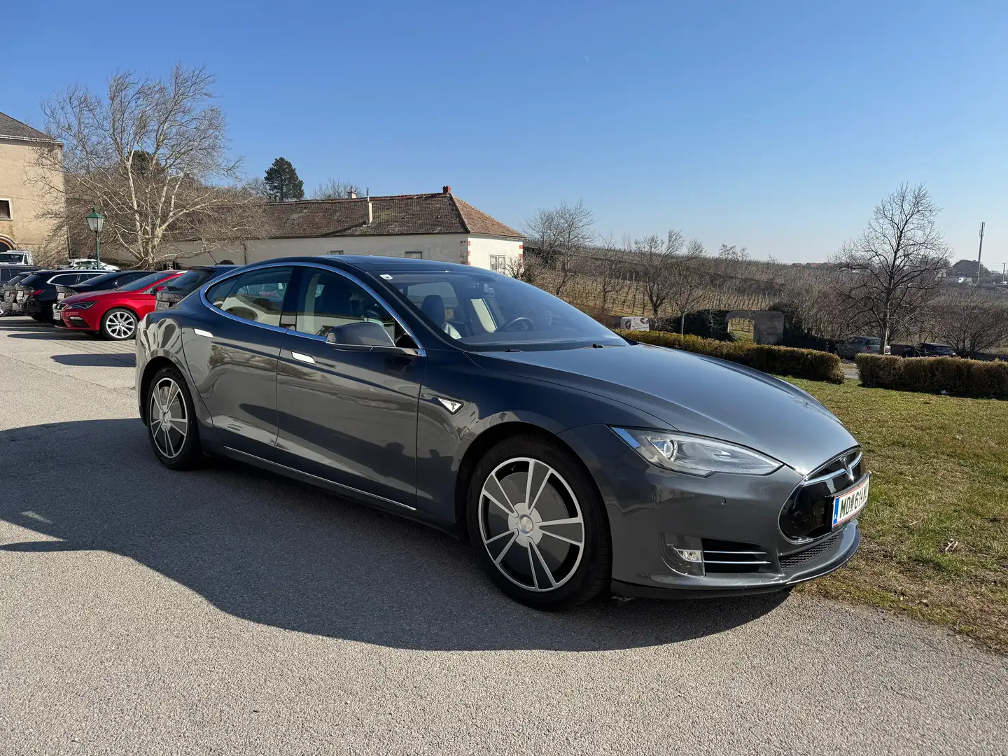 Tesla Model S Model S 85kWh (mit Batterie) Grau - 2