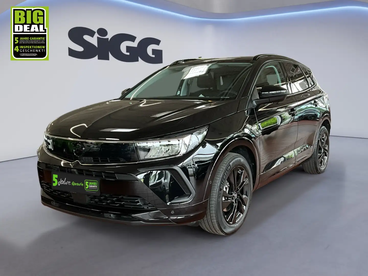 Opel Grandland 1.2 Turbo GS Line Navi Sitzheizung Schwarz - 2