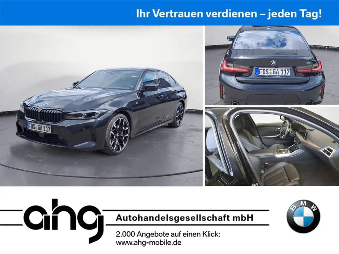 BMW 320 d xDrive Automatik M Sportpaket Innovationsp. Schwarz - 1