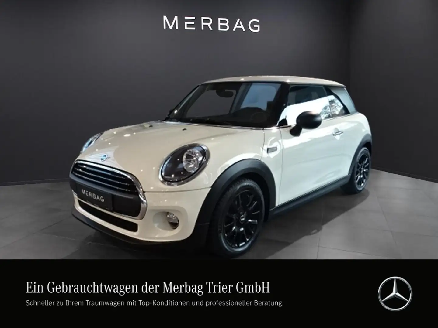 MINI One * Interieuer Color-Line Carbon Black Leichtmetall Weiß - 1